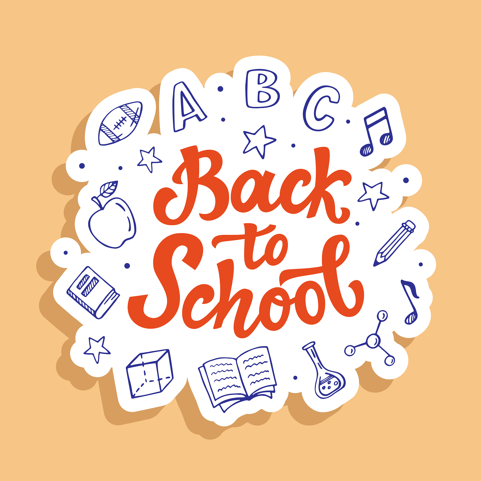 back to school banner template