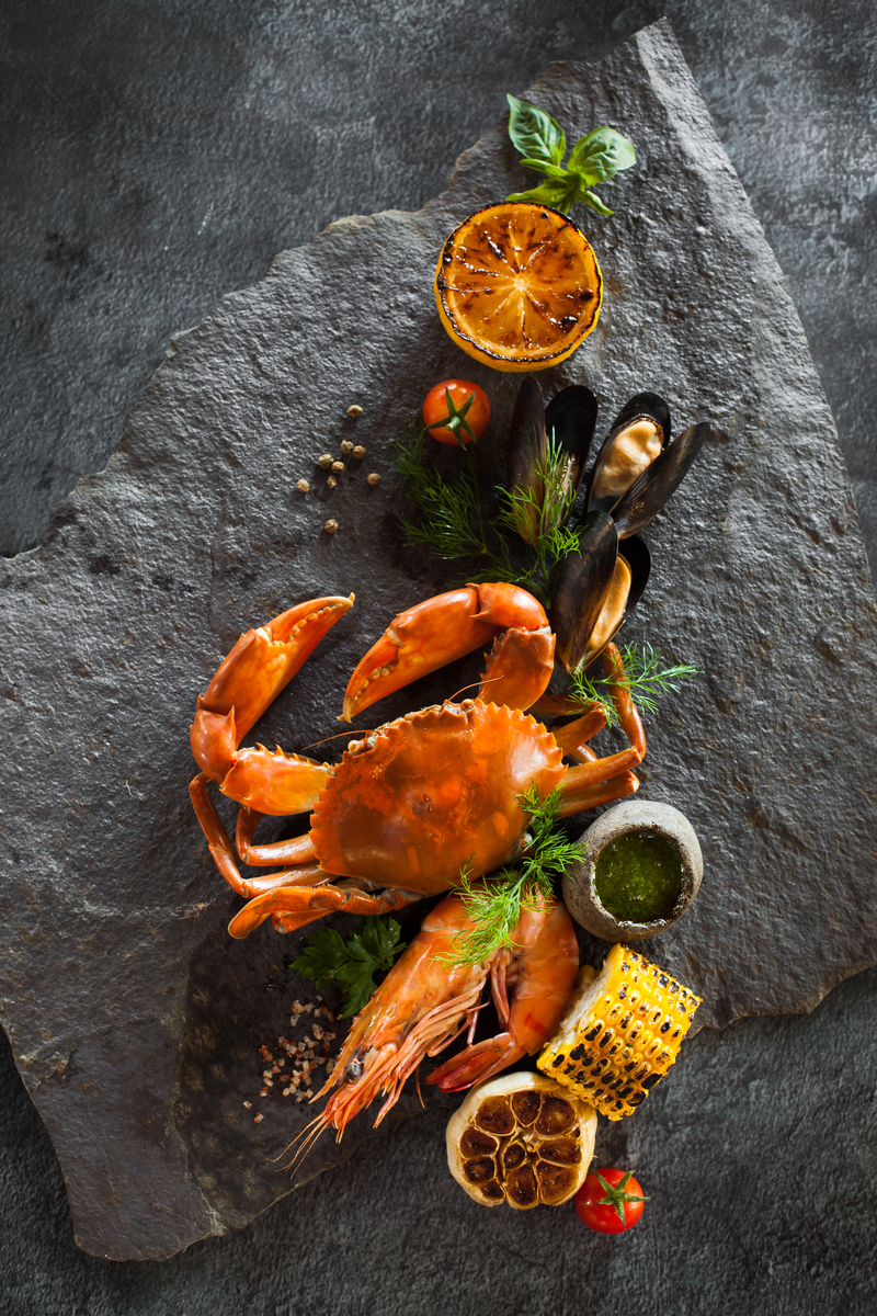 饭店宣传鲍鱼虾蟹鸡的话语用一些修辞用语