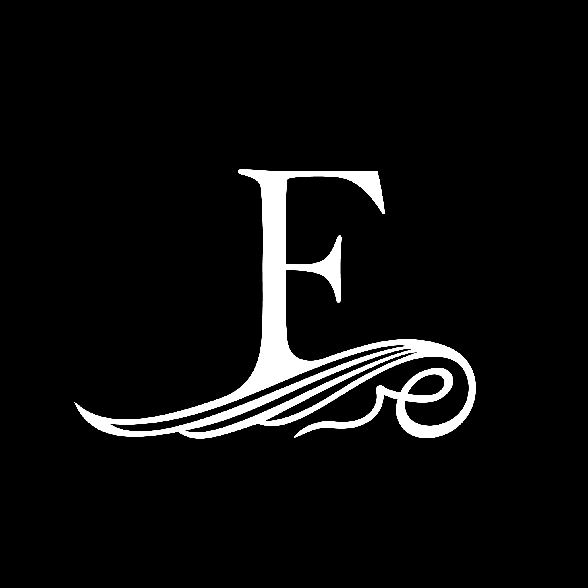 capital letter f for monograms em<strong>b</strong>lems and logos