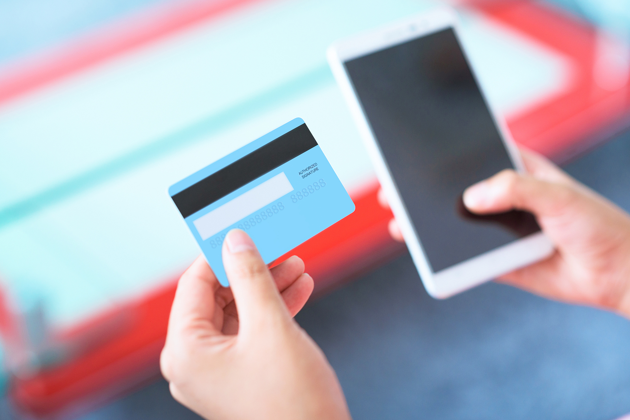 paying online and electronic banking.