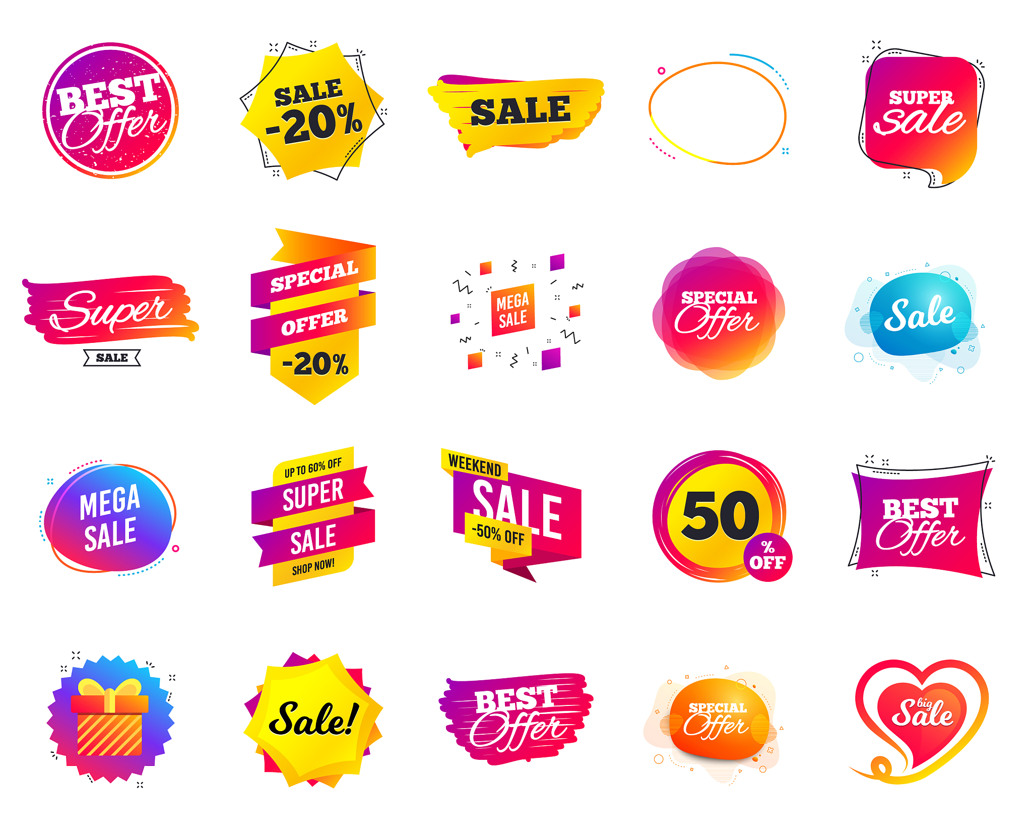 sale banner special offer template tags cyber