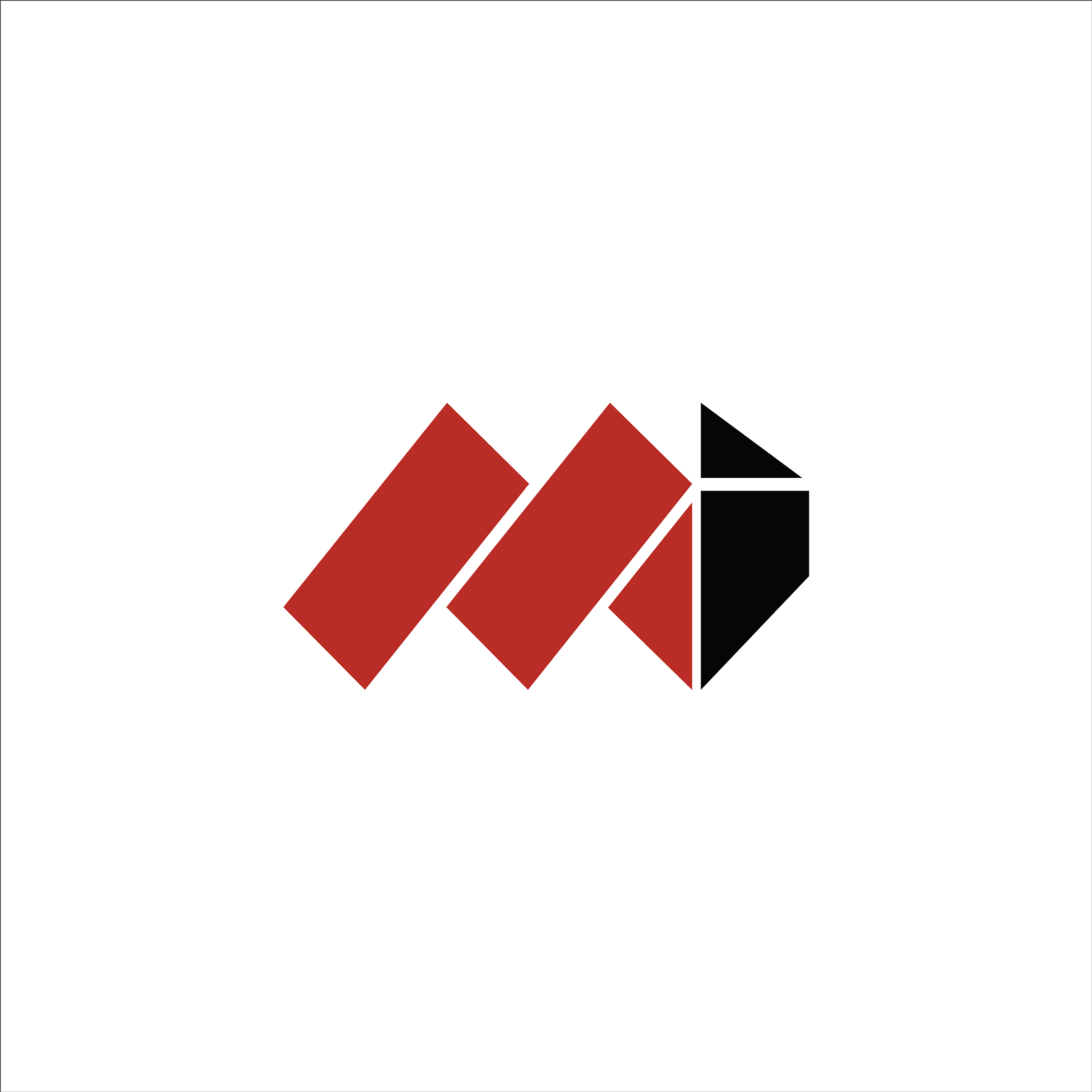 initial letter mi or im logo design template