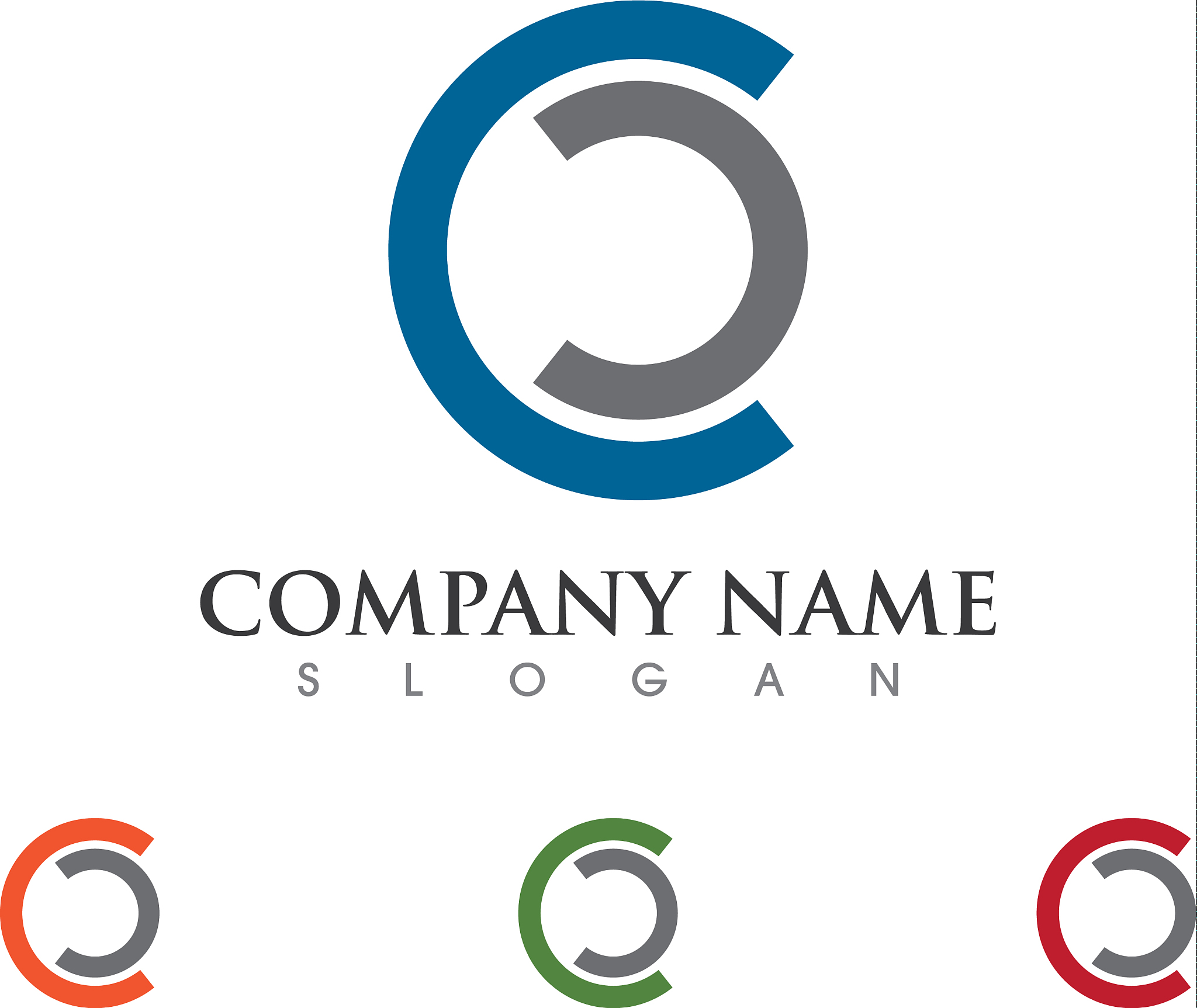 connecting concept logo template icon design