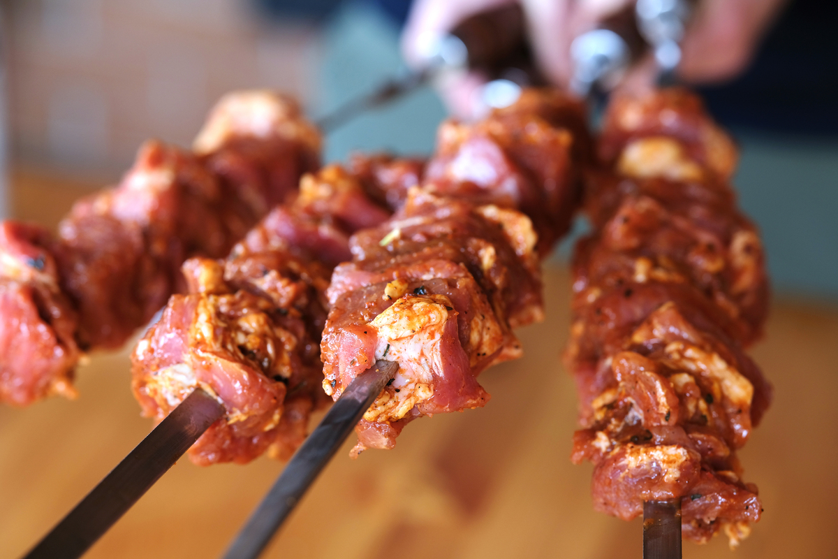 烤羊肉串用英语怎么说