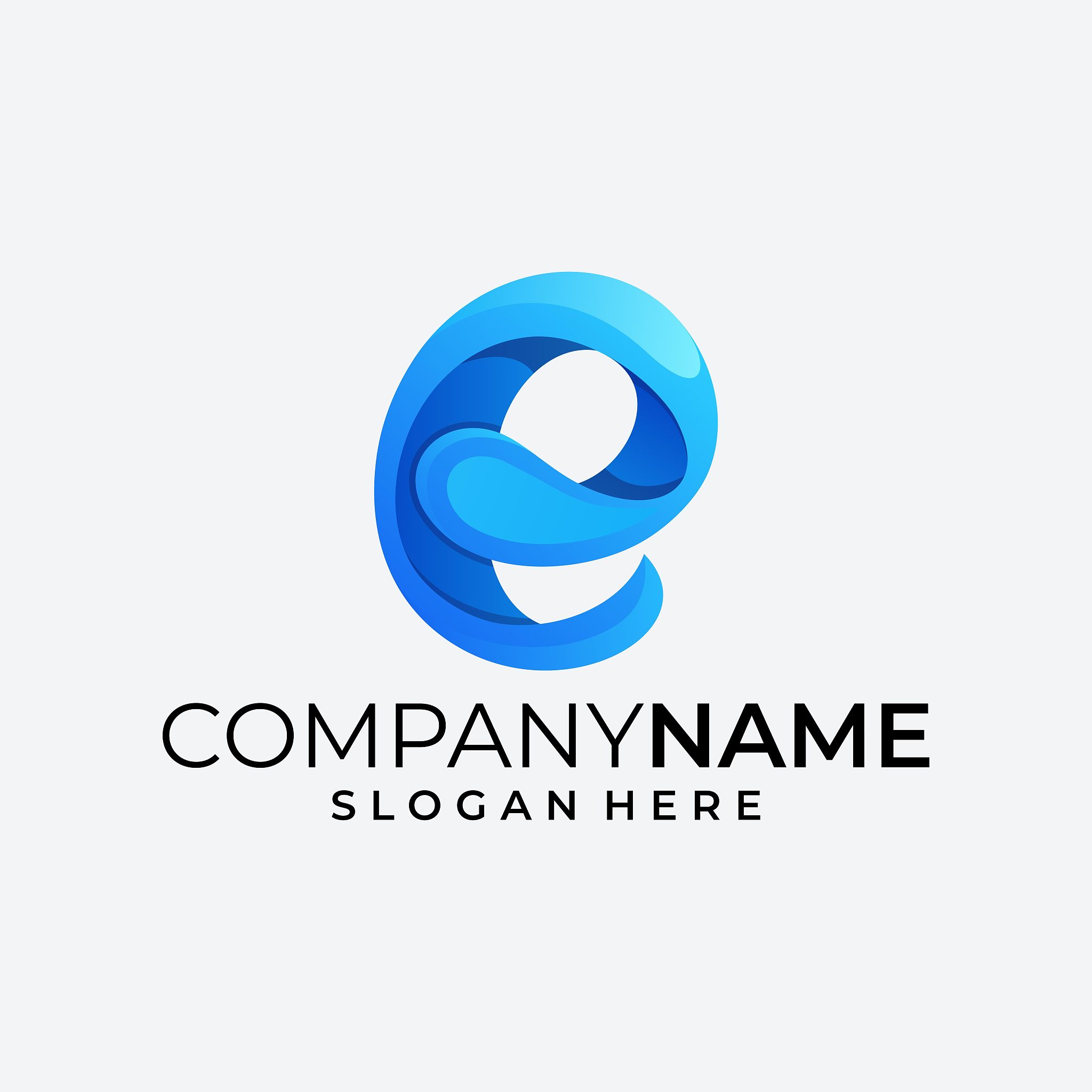 leter c color full designs vector template