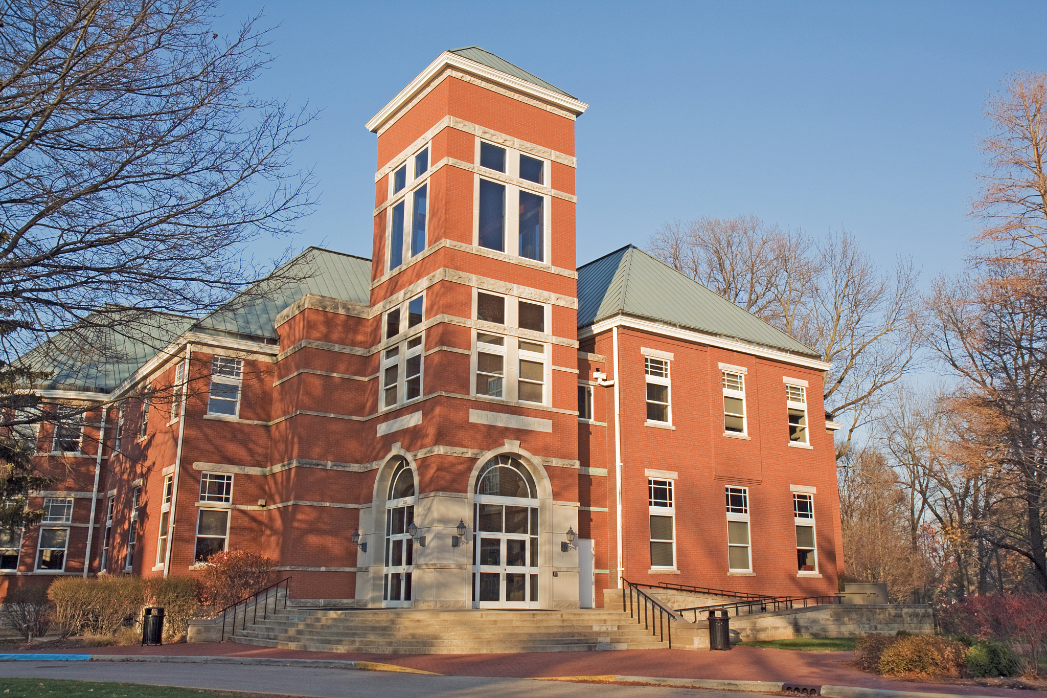 building on a college campus in indiana
