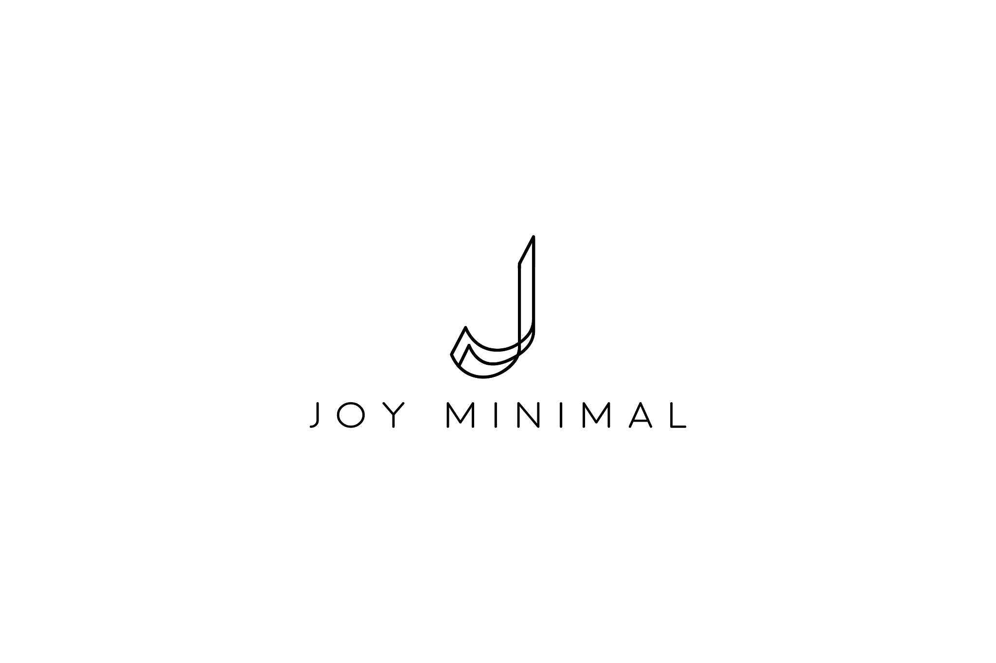 j minimal logo design letter j logotype