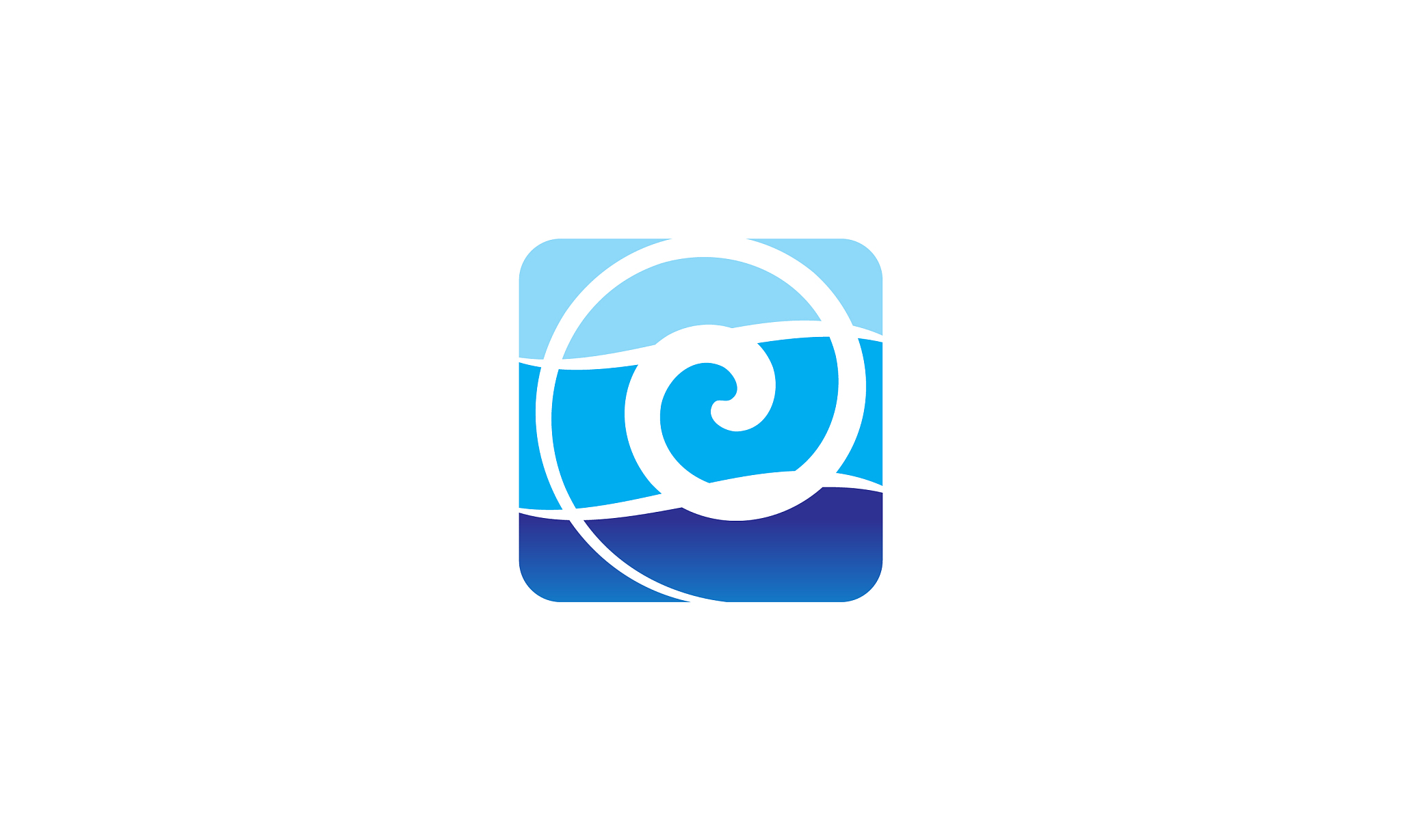 water solution logo design template
