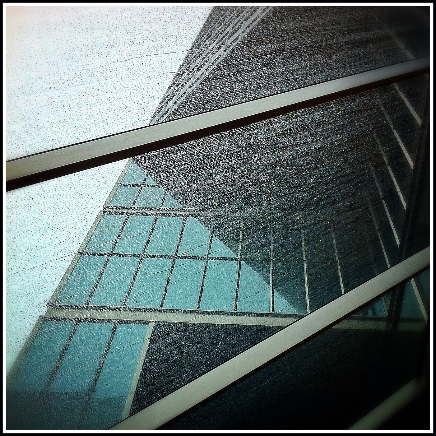 low angle view of modern building