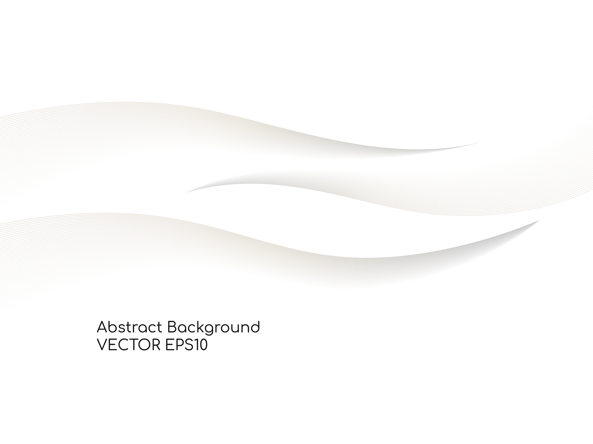 abstract wavy lines white background