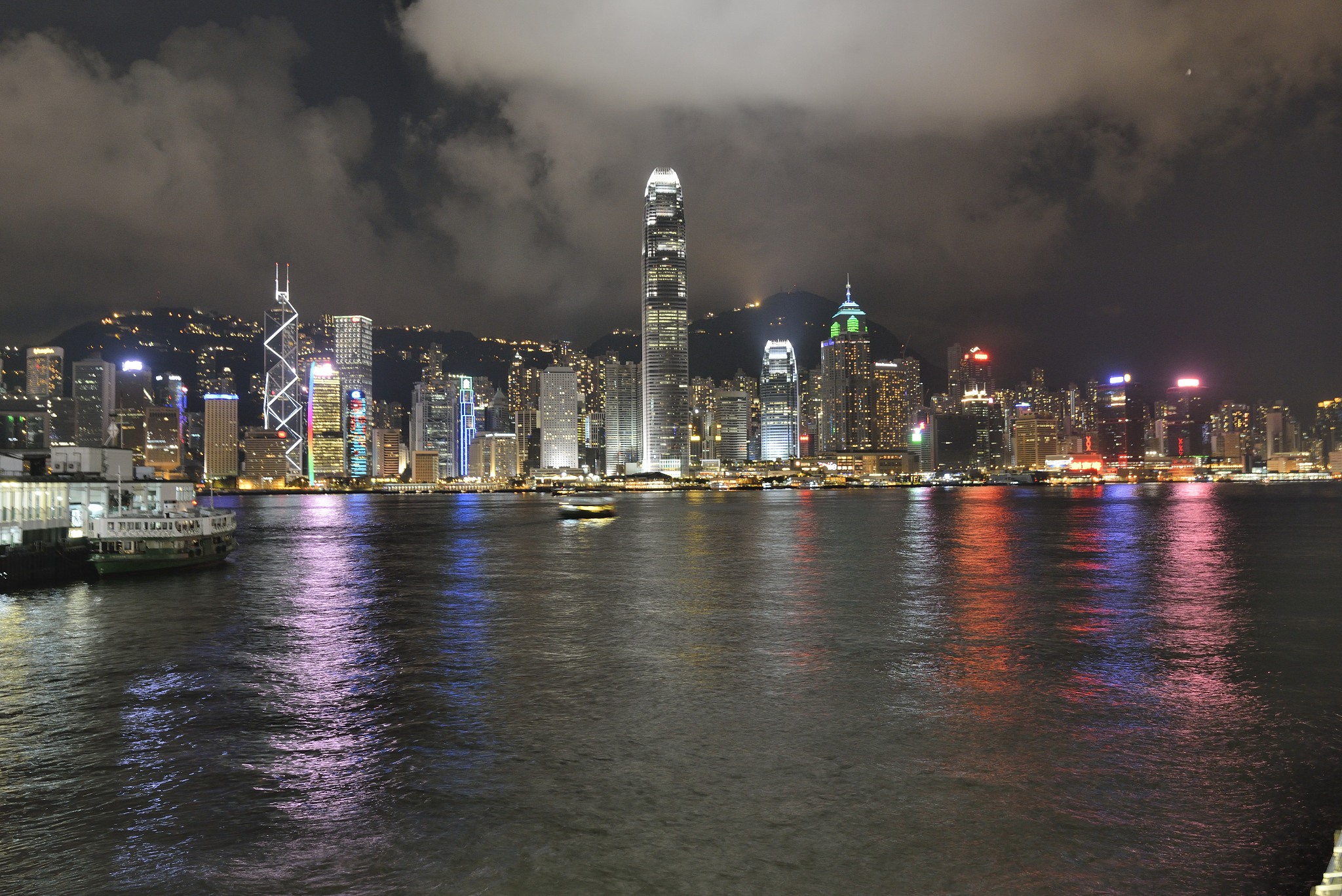 香港维港夜色