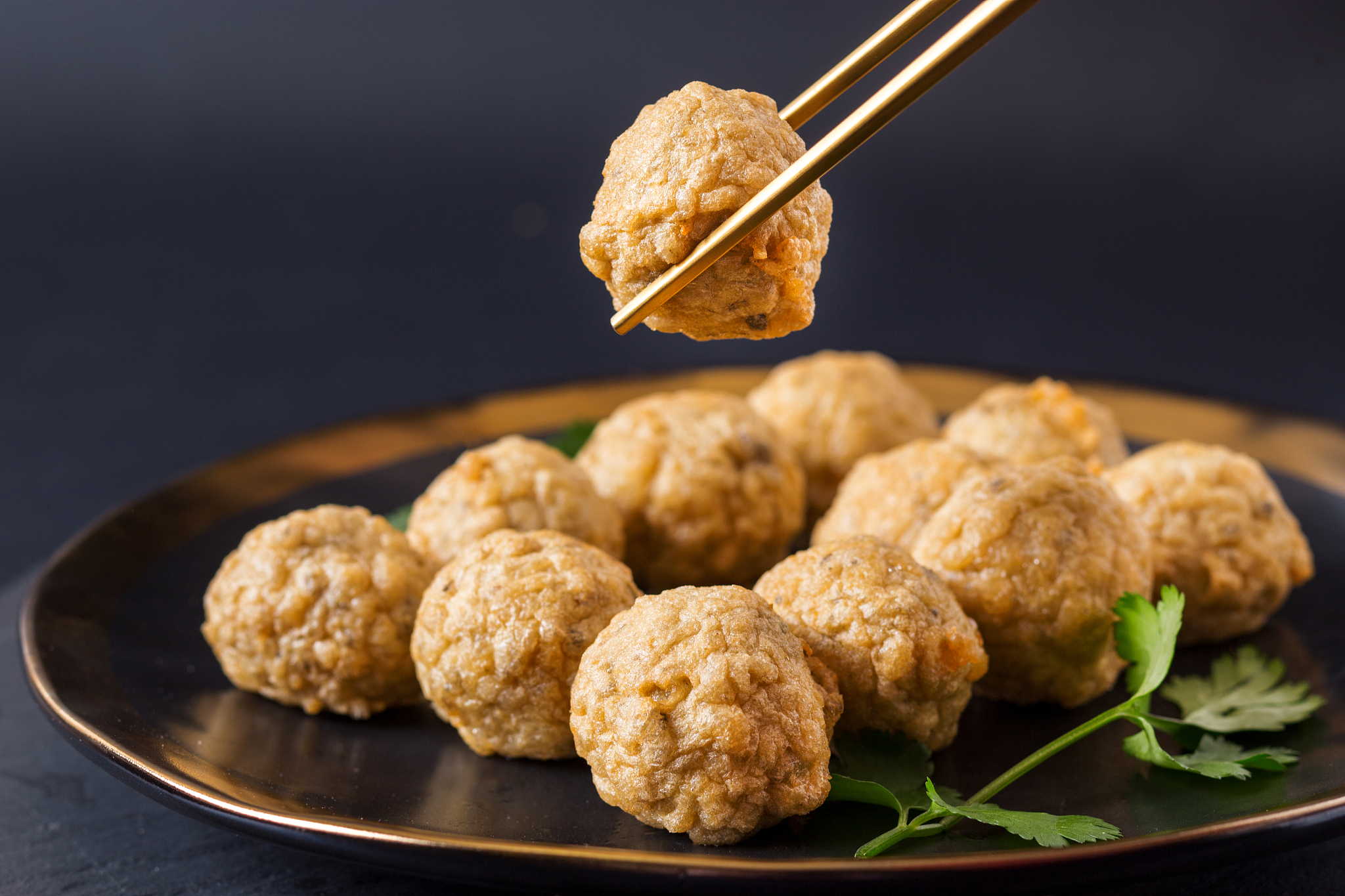 炸鱼丸