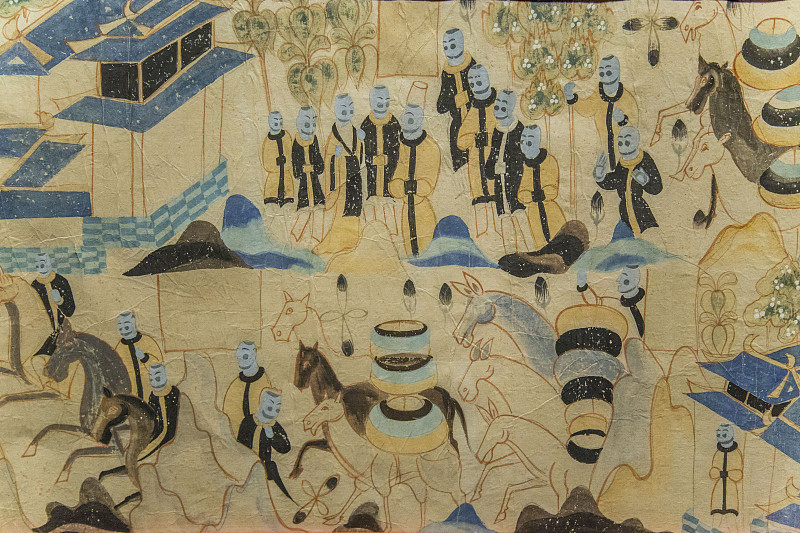 丝绸之路上的色彩：隋唐时期民族关系与美术交流