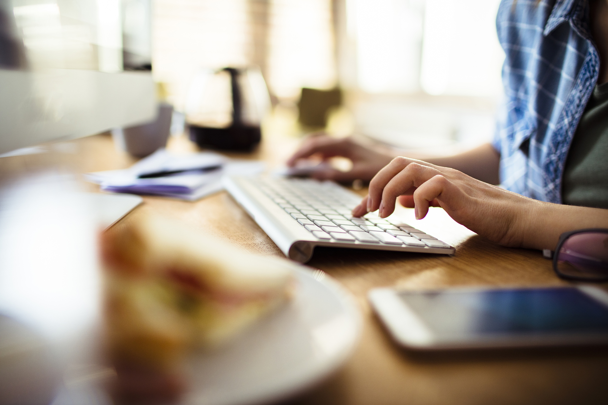 working at home