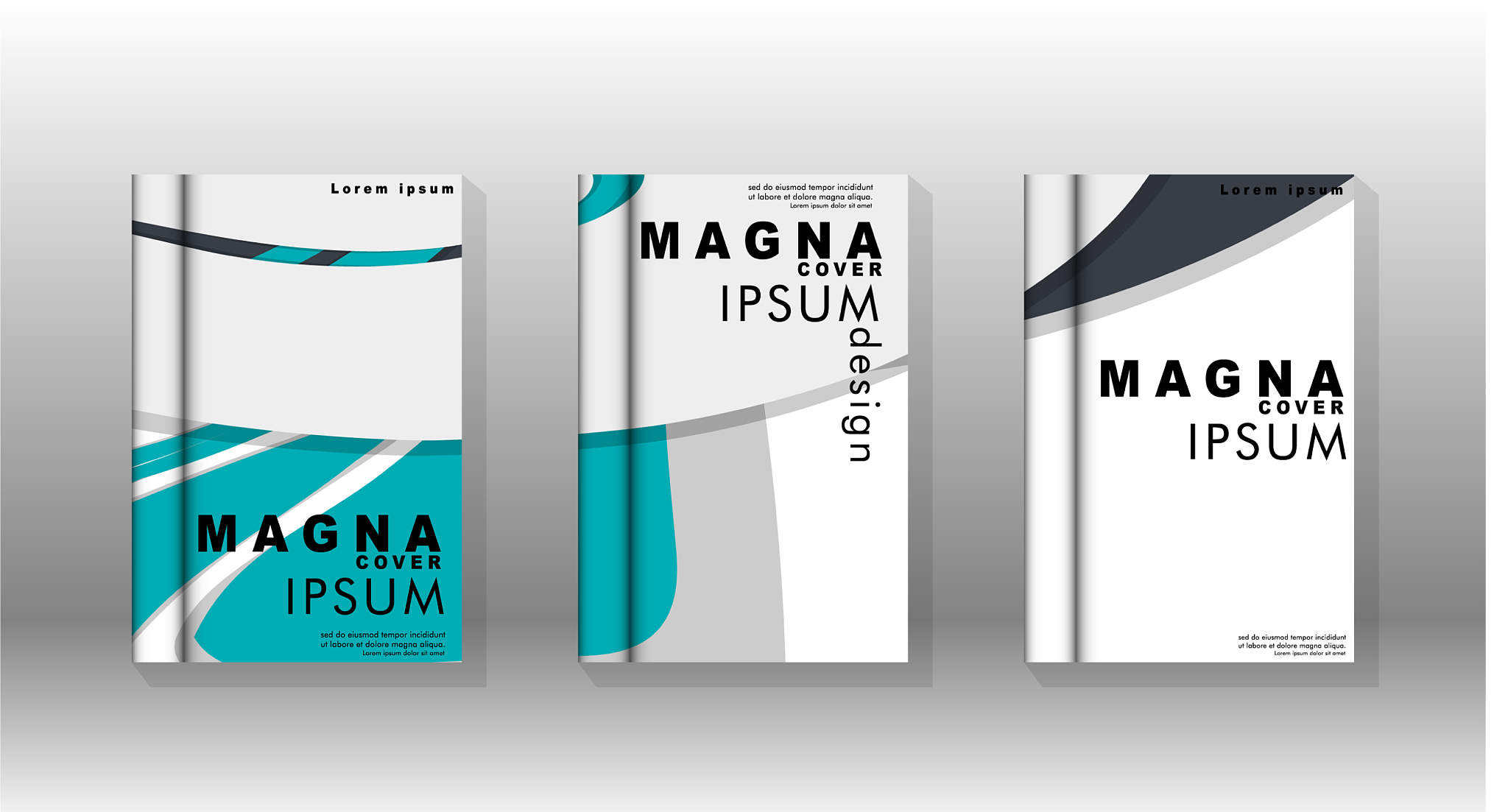 abstract cover with liquid elements book design