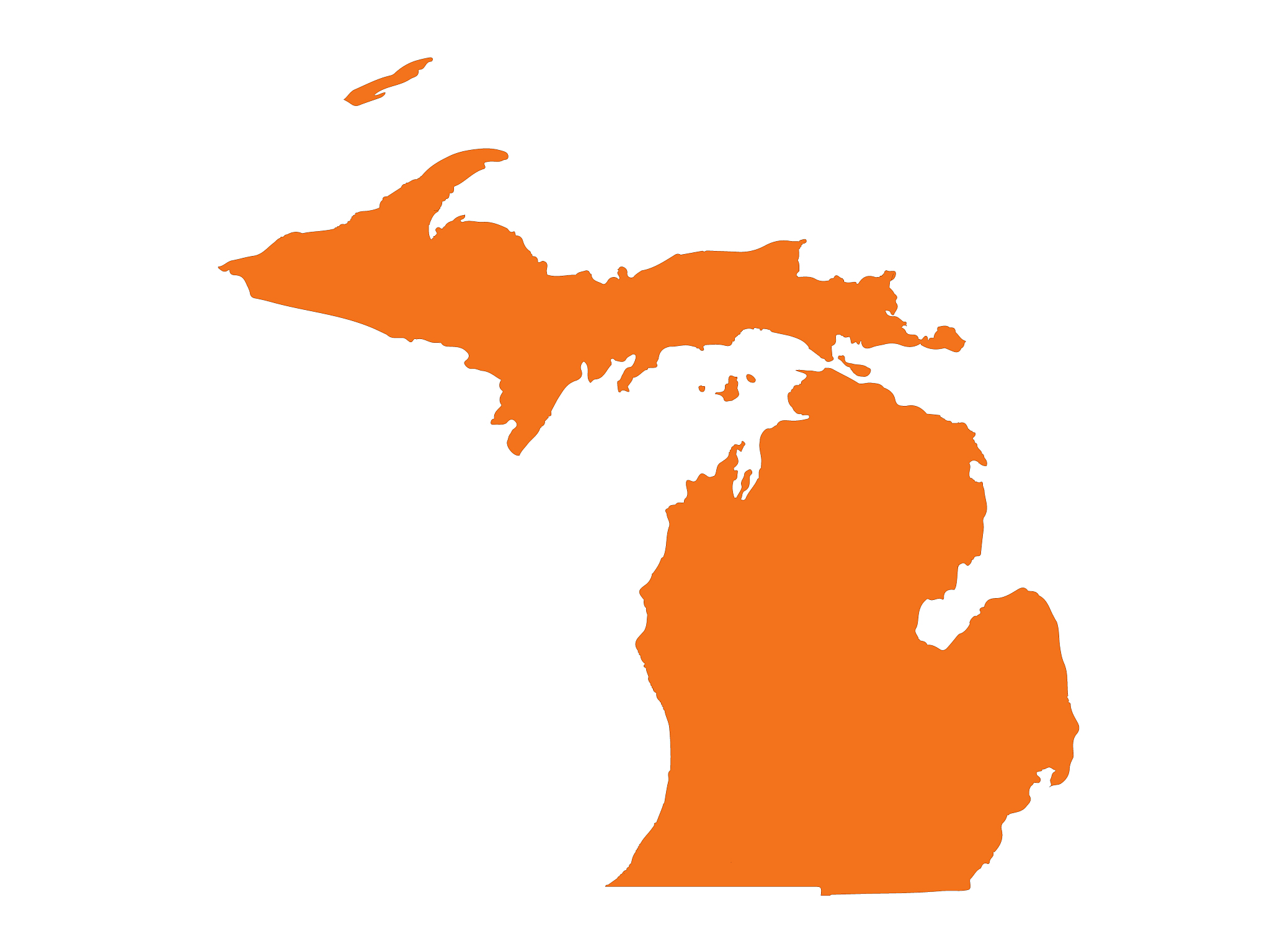 michigan map