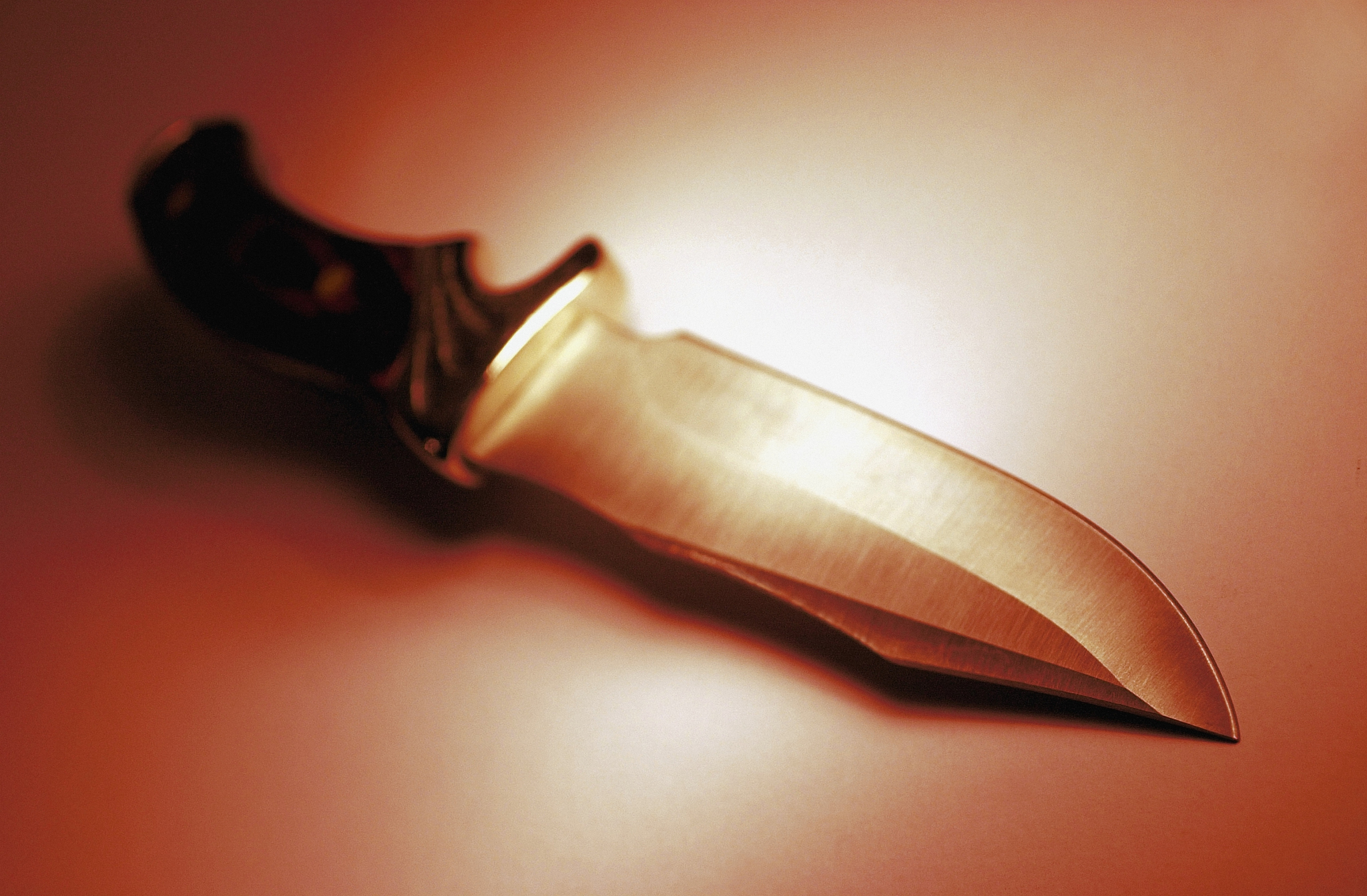 close-up of a knife