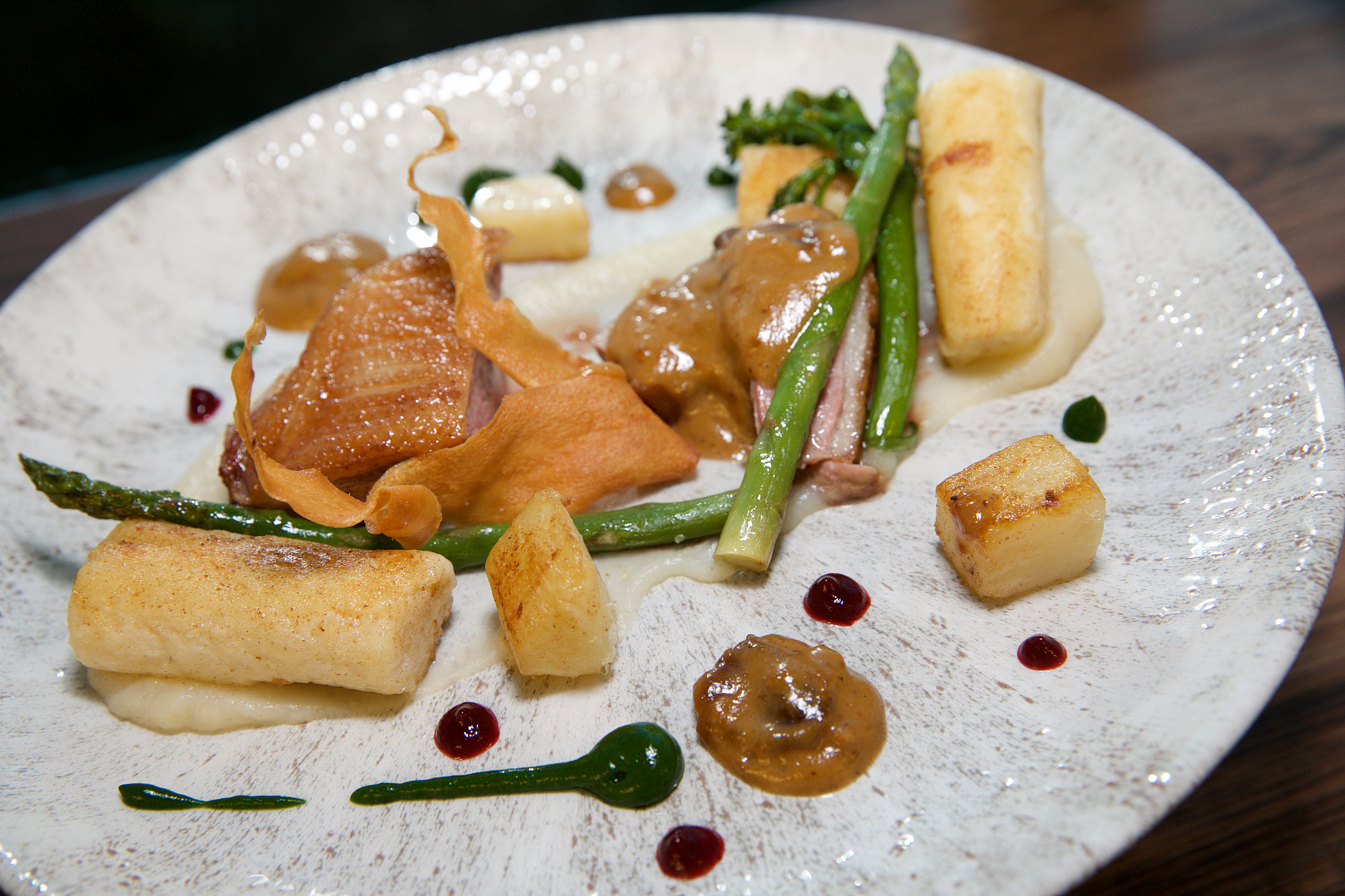pan fried duck breast