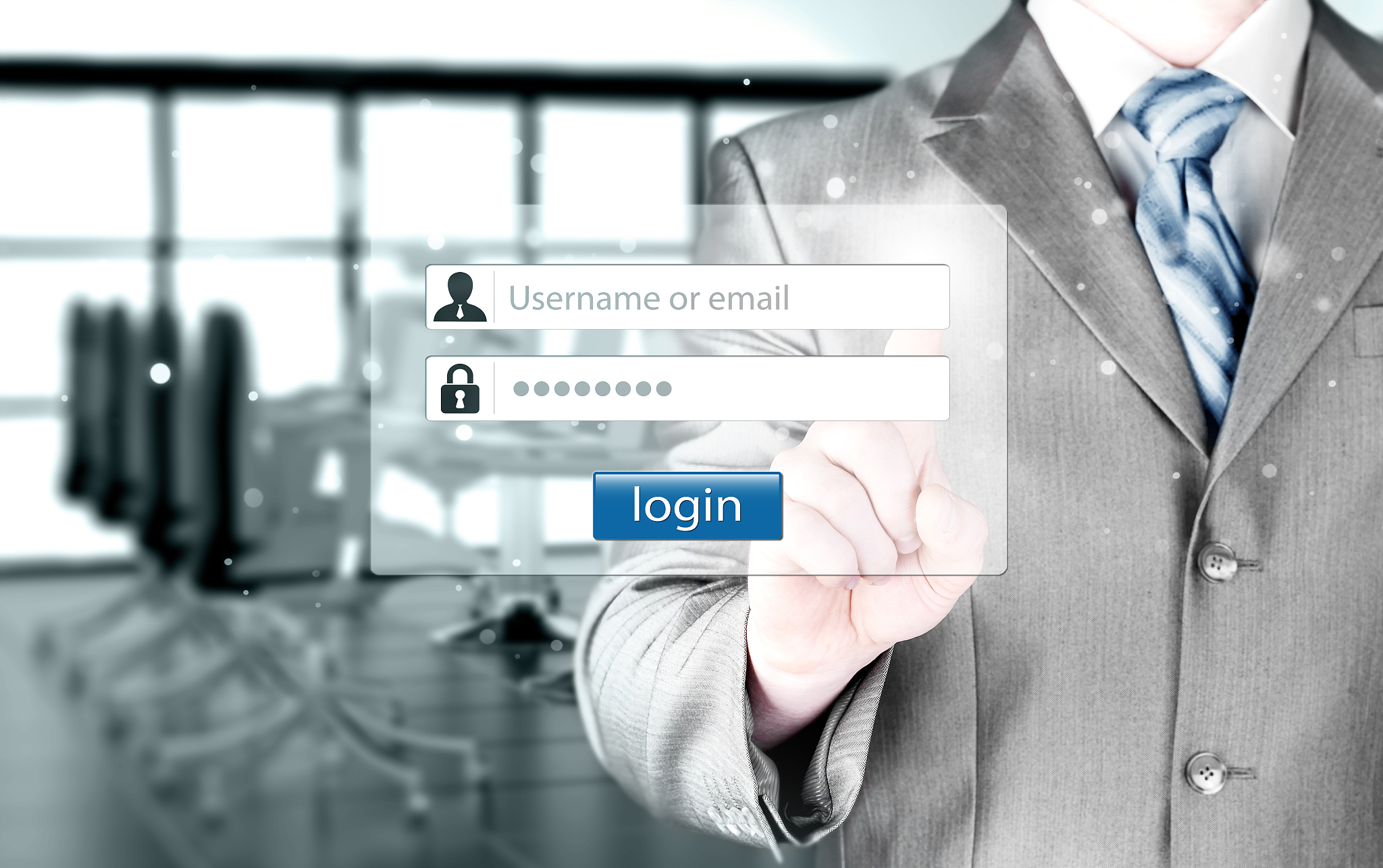login and password