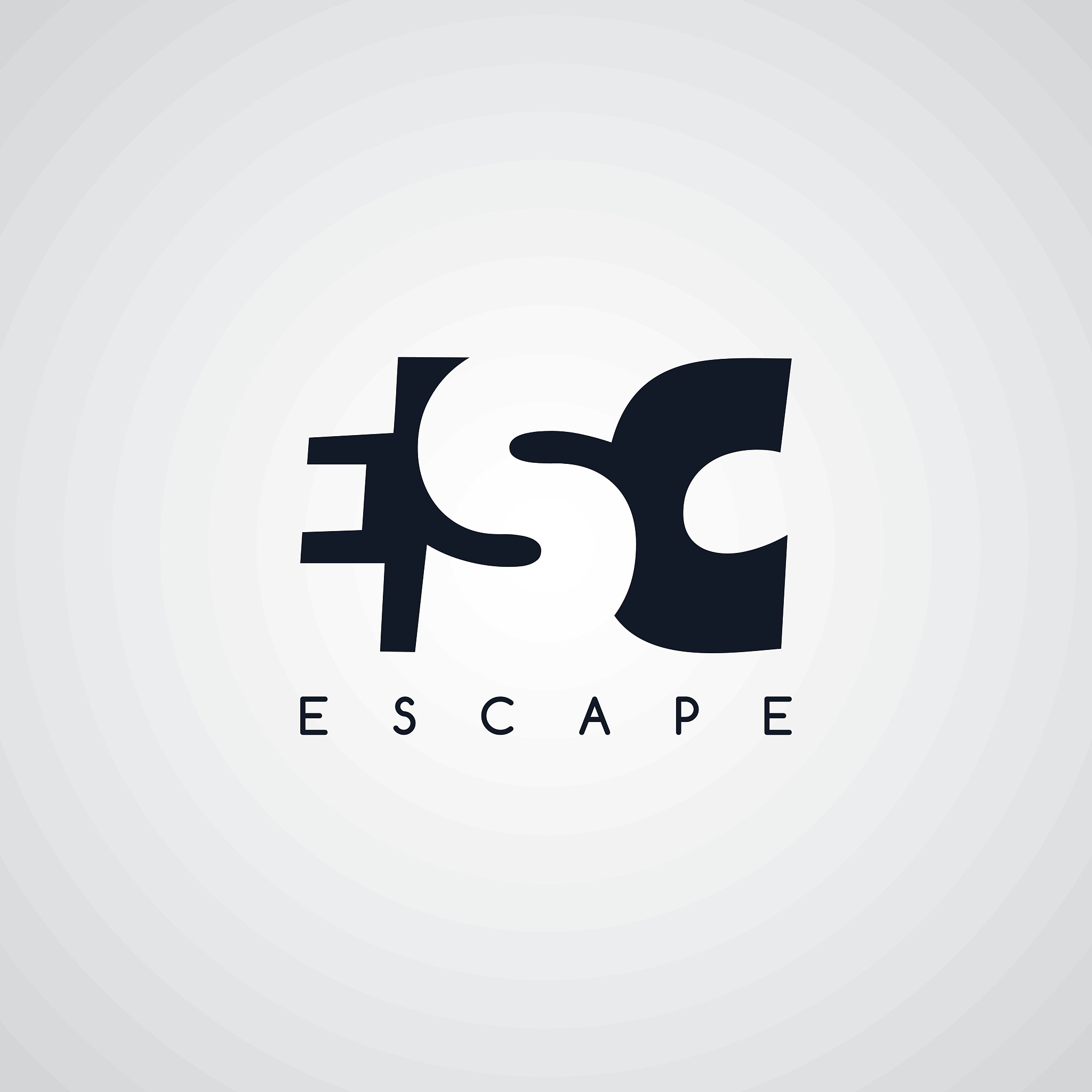 escape letter theme logotype