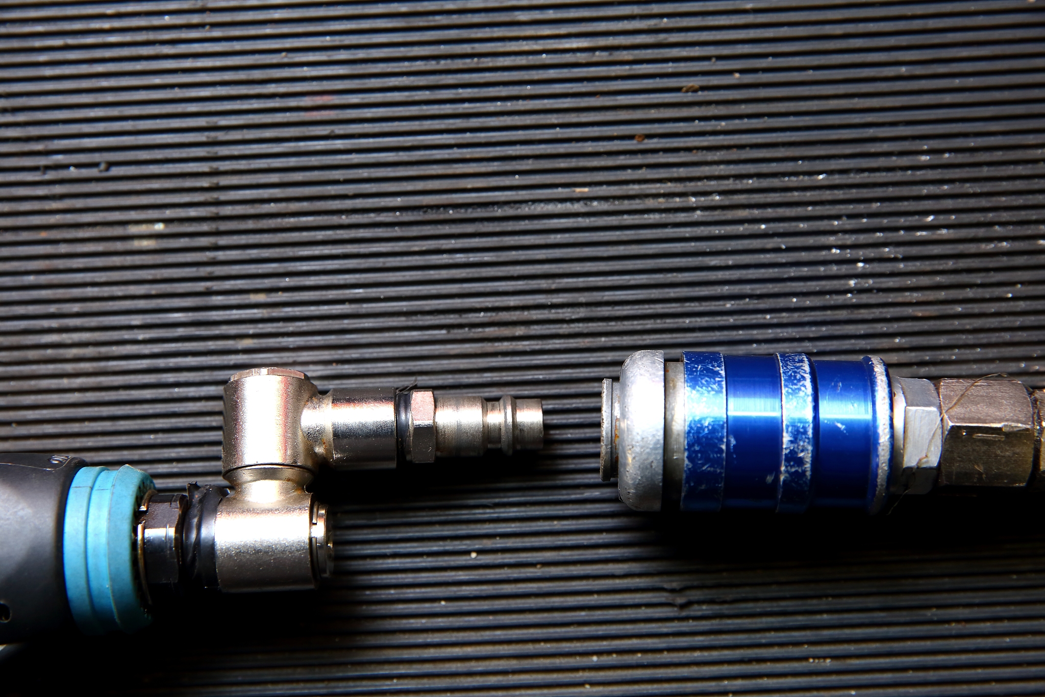 in many repair shops, compressed air tools are used instead of e