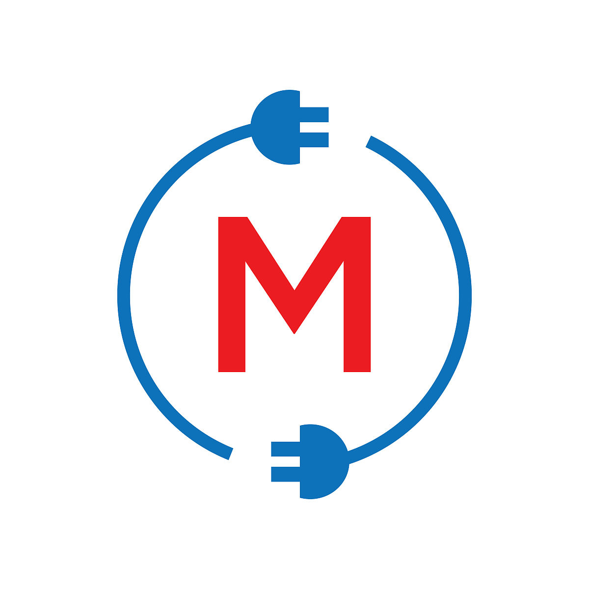 闪电字母m电气标志.电气工业,电力标志,电力螺栓上m字母标志矢量电力