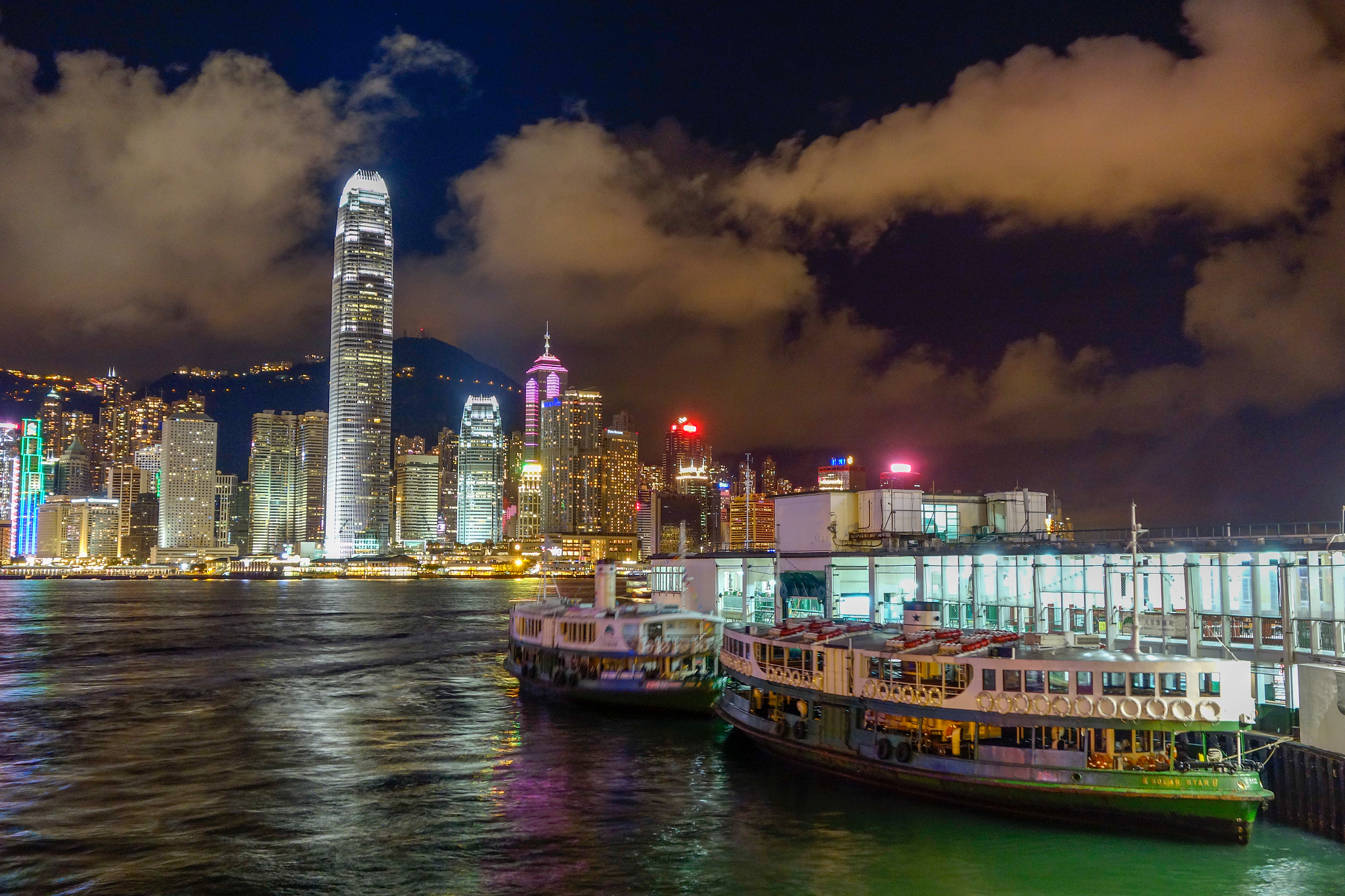 香港维多利亚夜景
