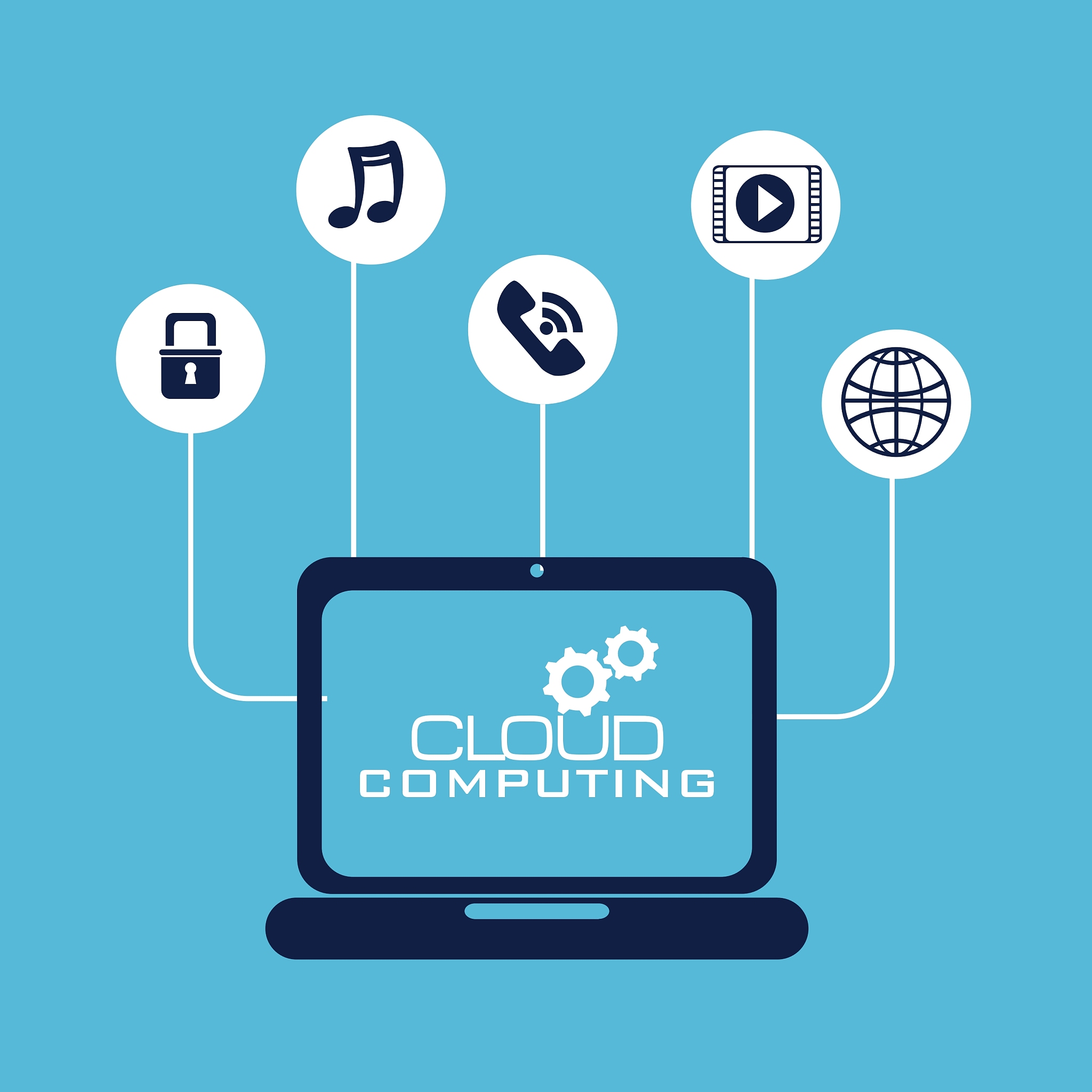 cloud computing data icon