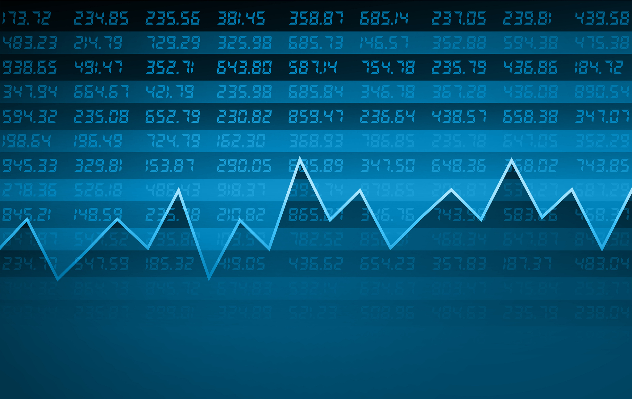 stock market chart