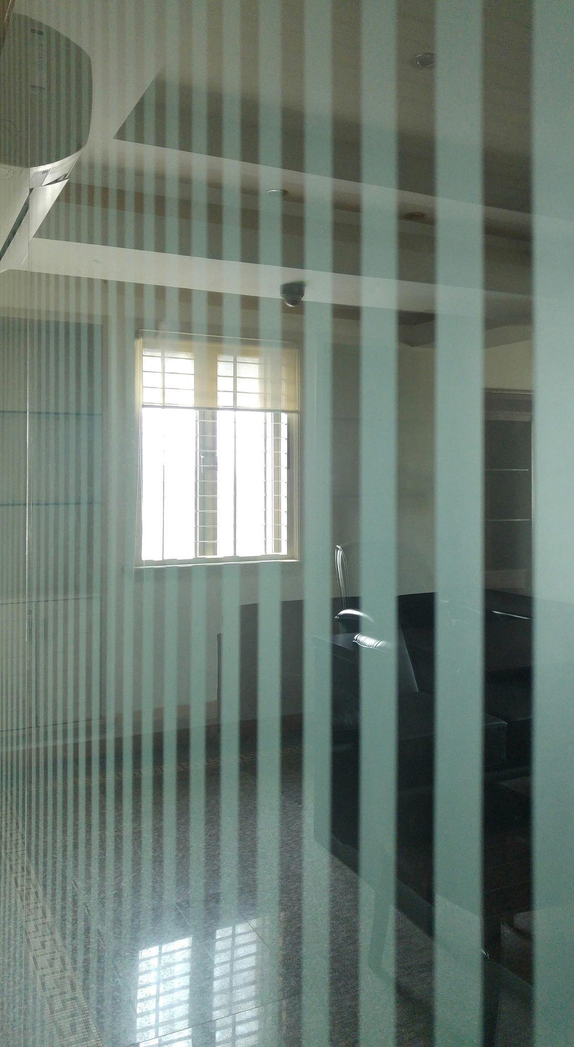 full frame shot of glass wall