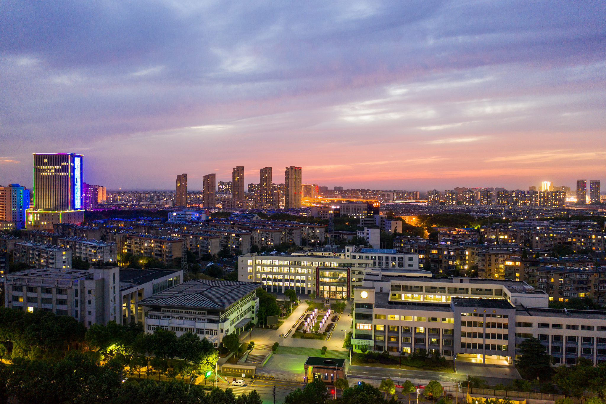 江苏南京:大厂夜景