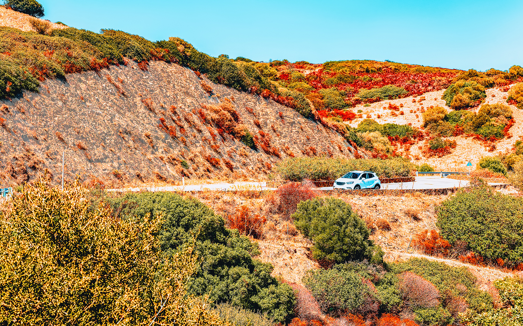 car road chia sardinia reflex