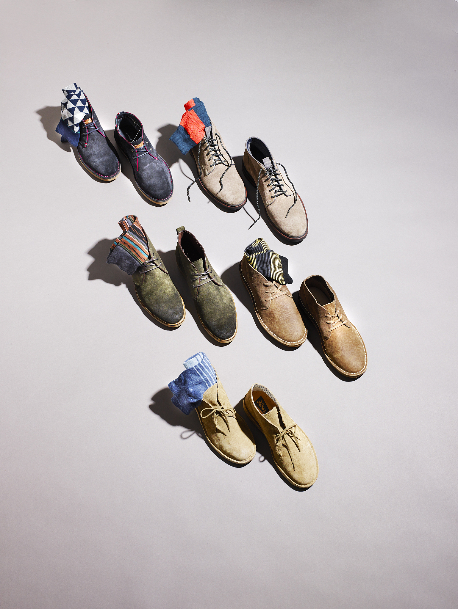 men's shoes and socks