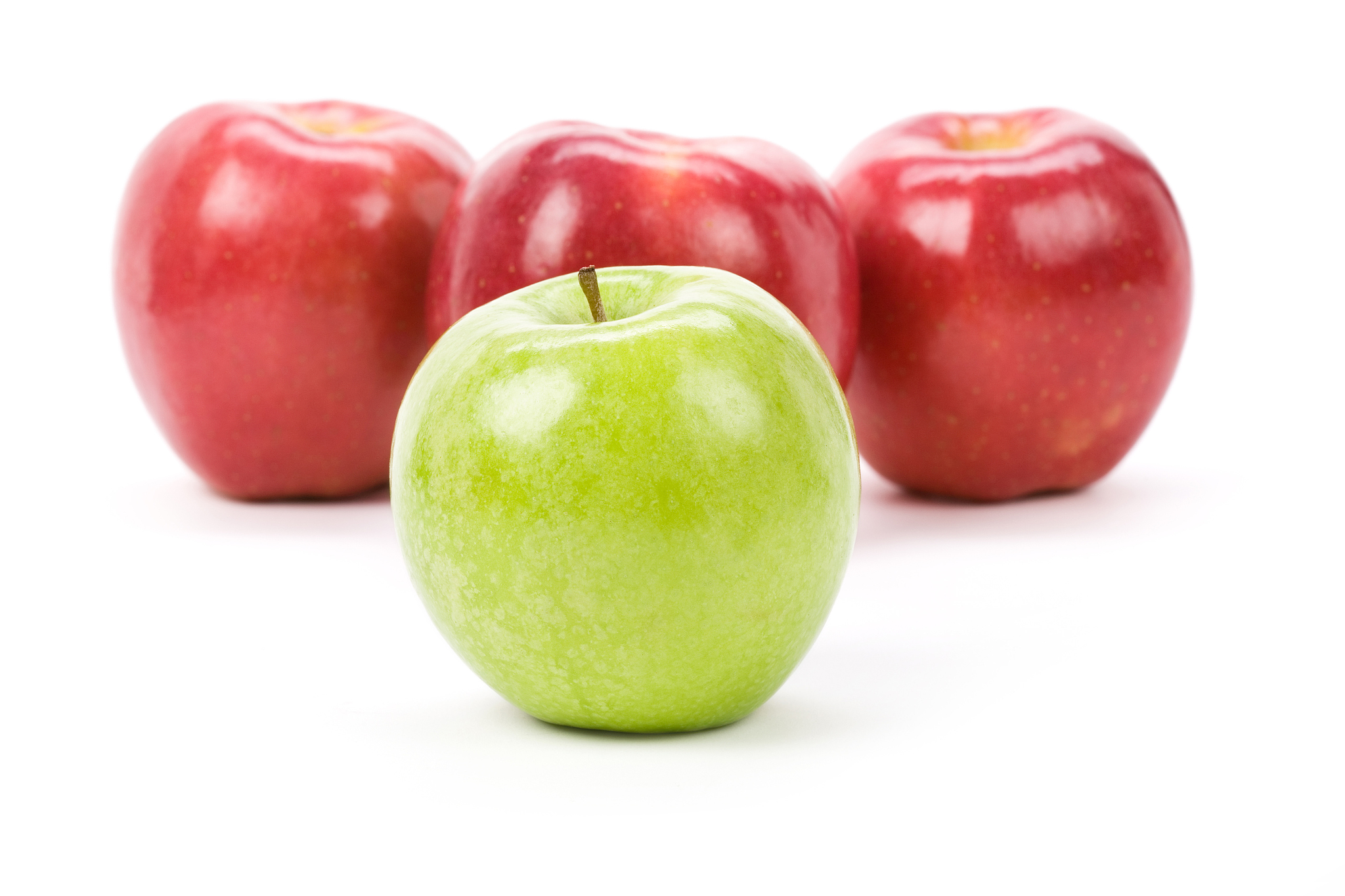 green apple red apple