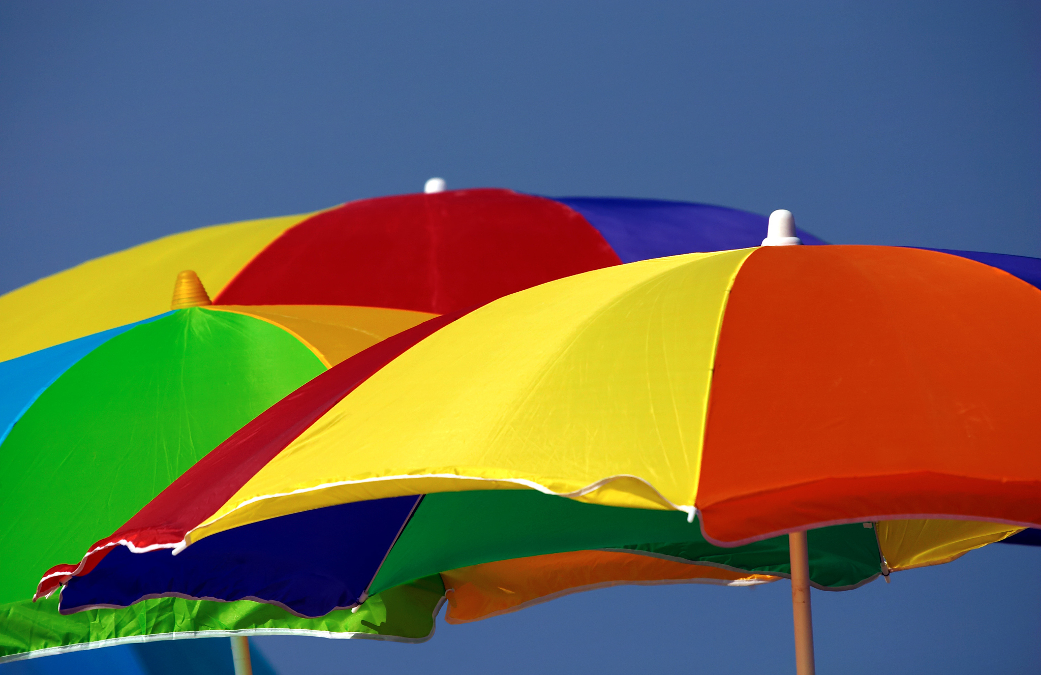 beach umbrellas