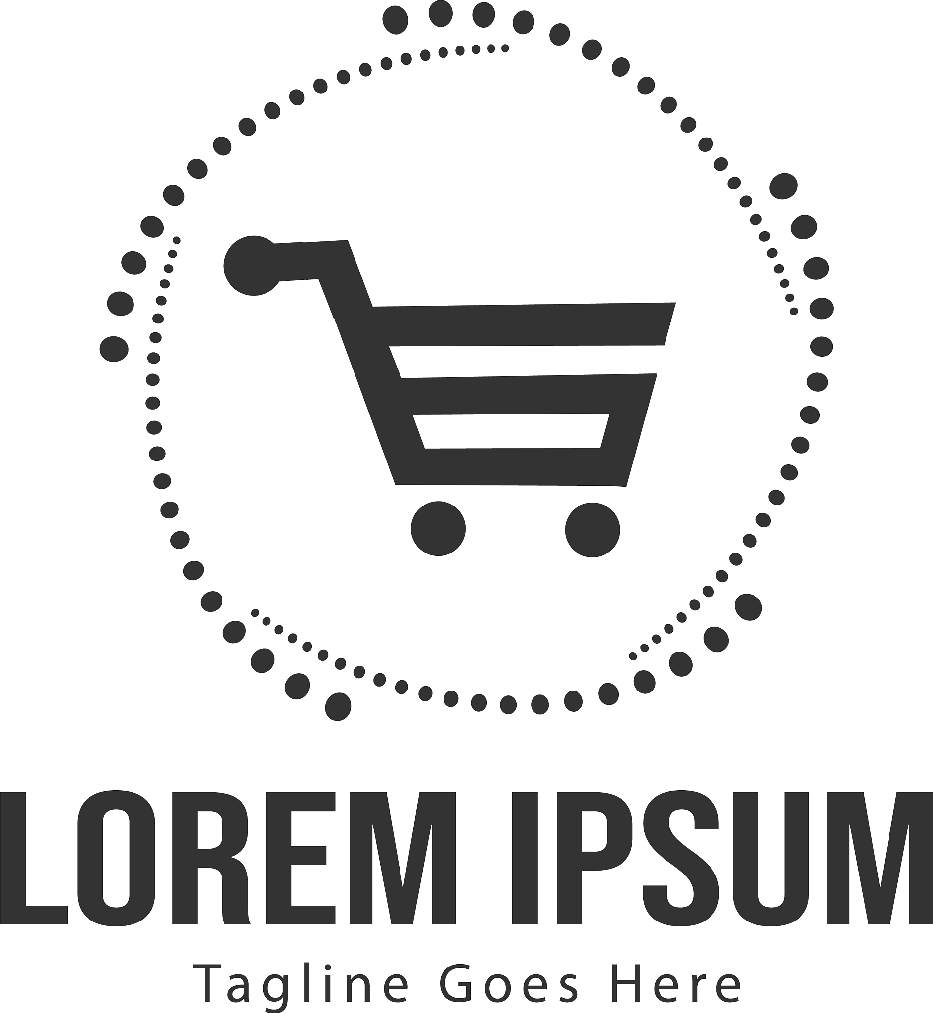 shopping logo template design shopping logo with