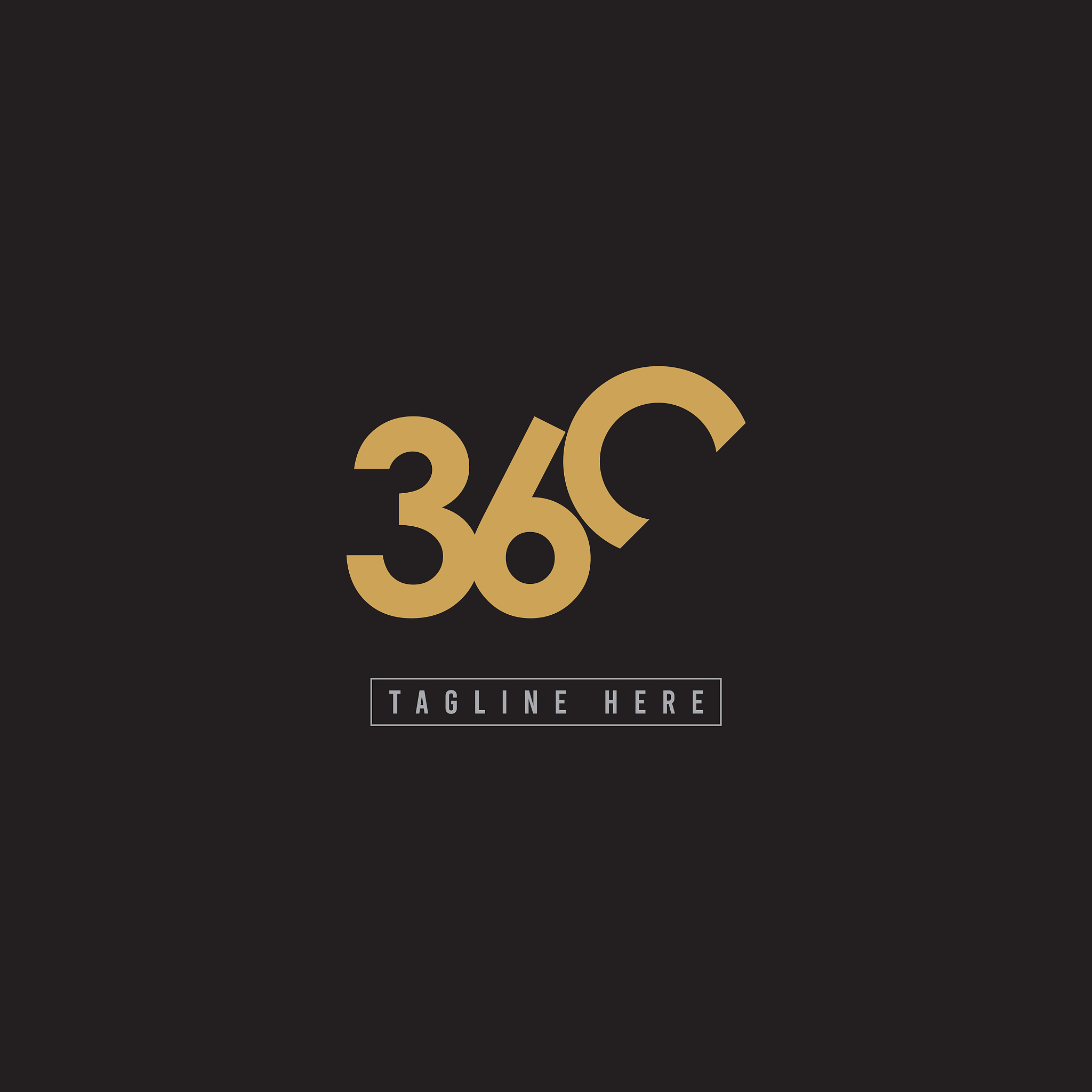 360 logo vector template design illustration