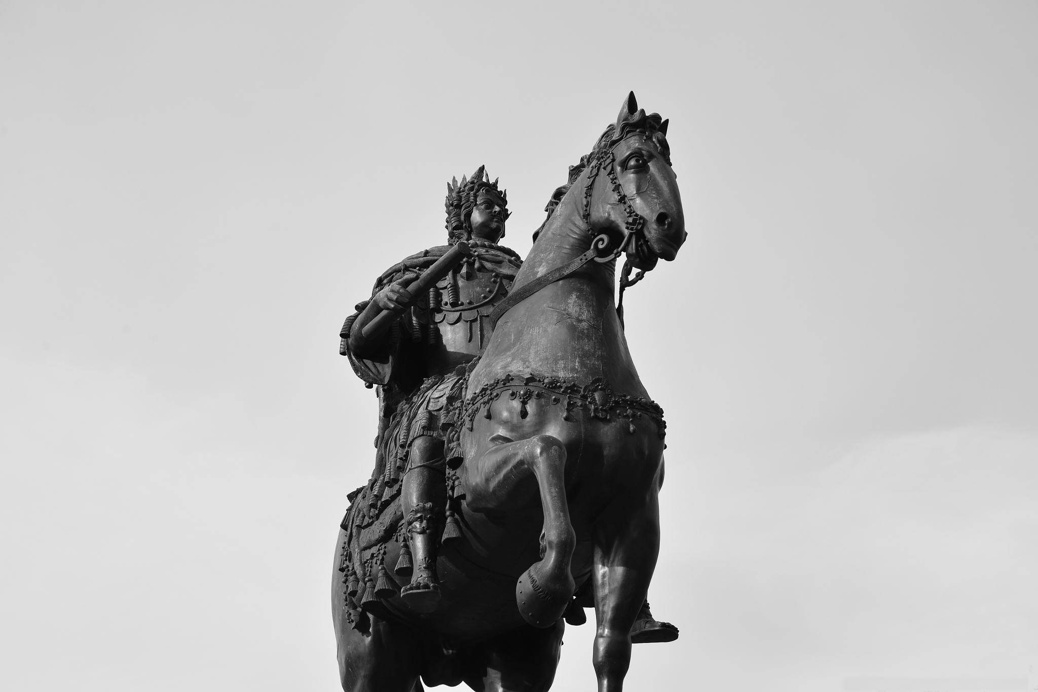 monument to peter i in st. petersburg.