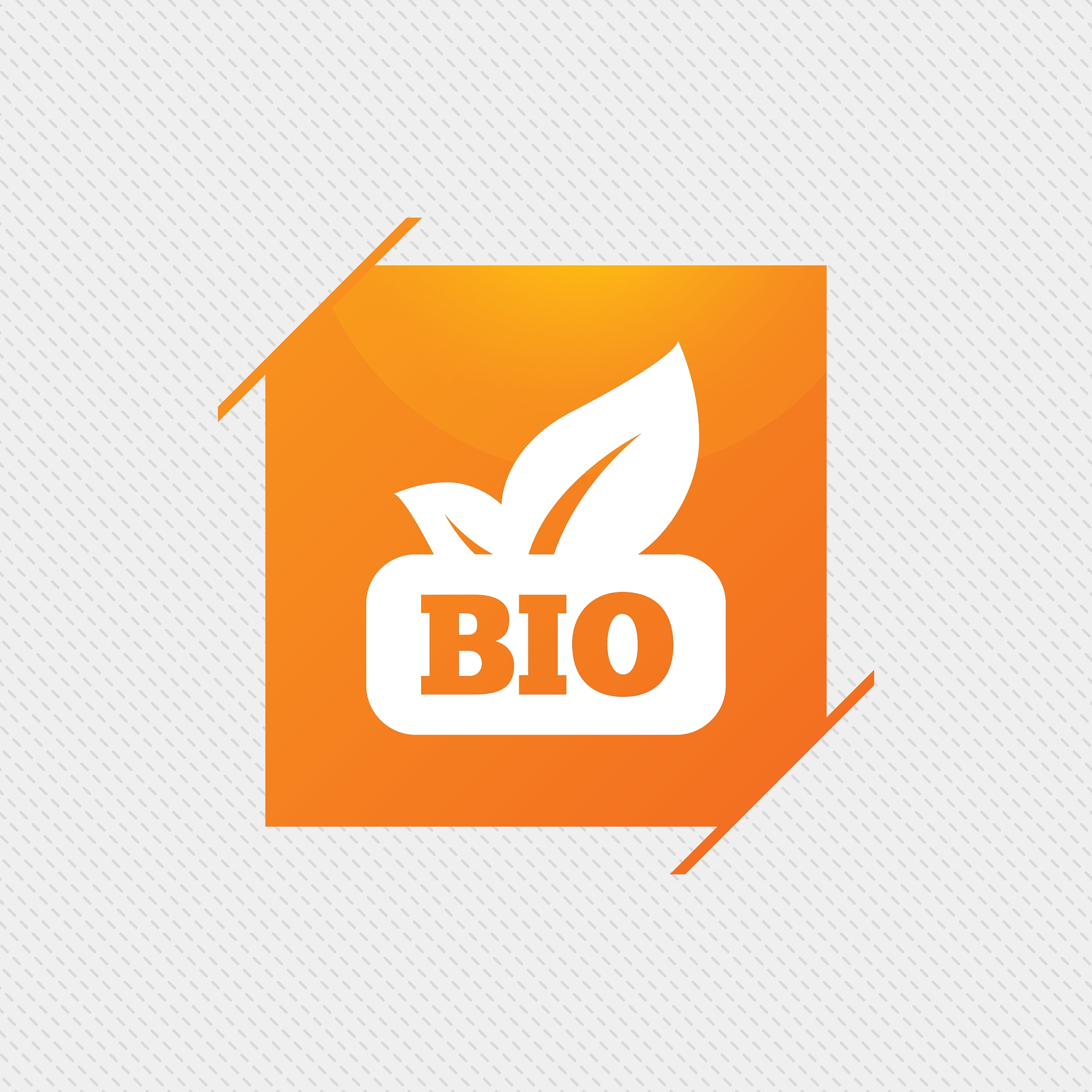 bio product sign icon leaf symbol