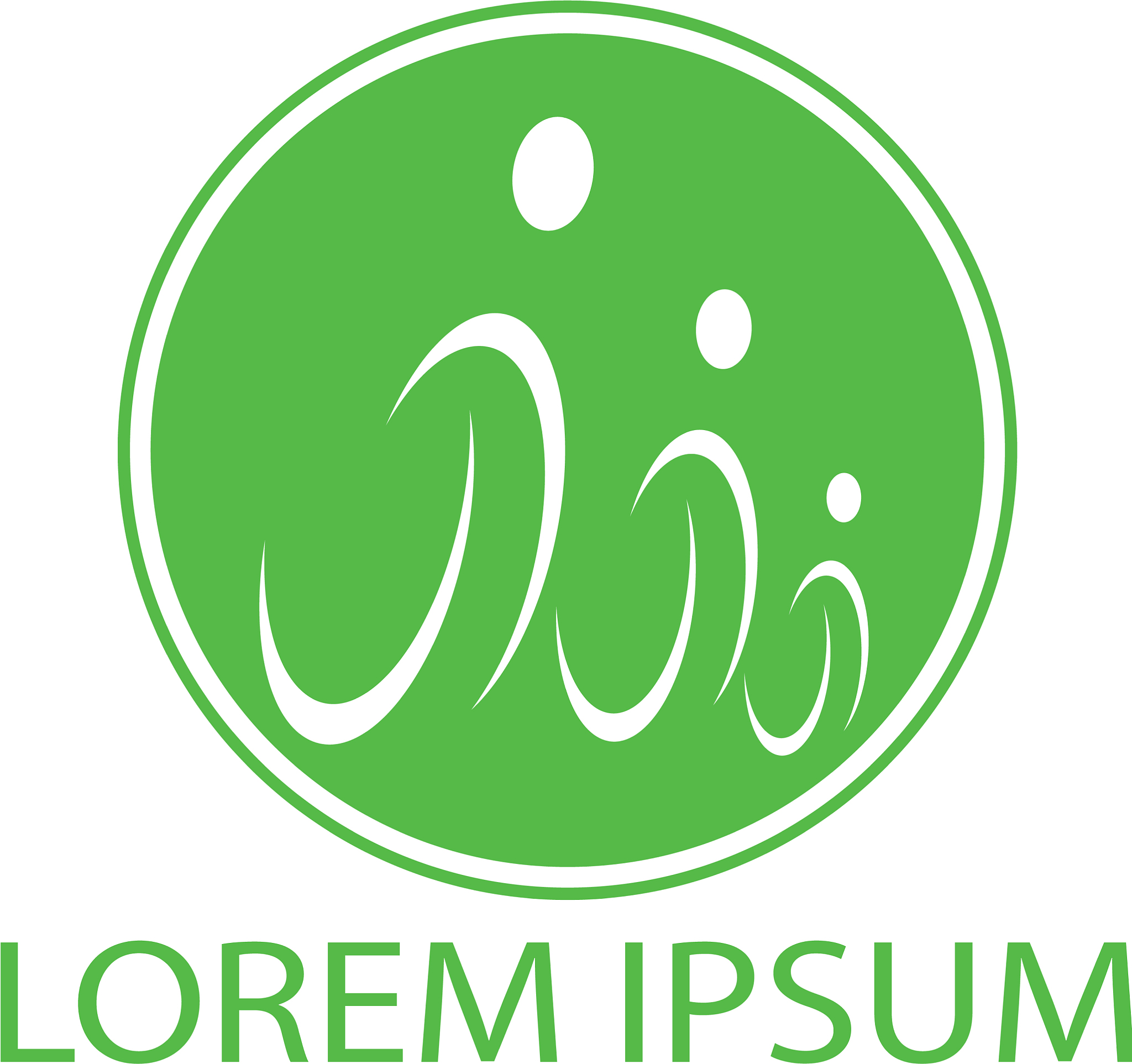 health center and beauty salon logo design