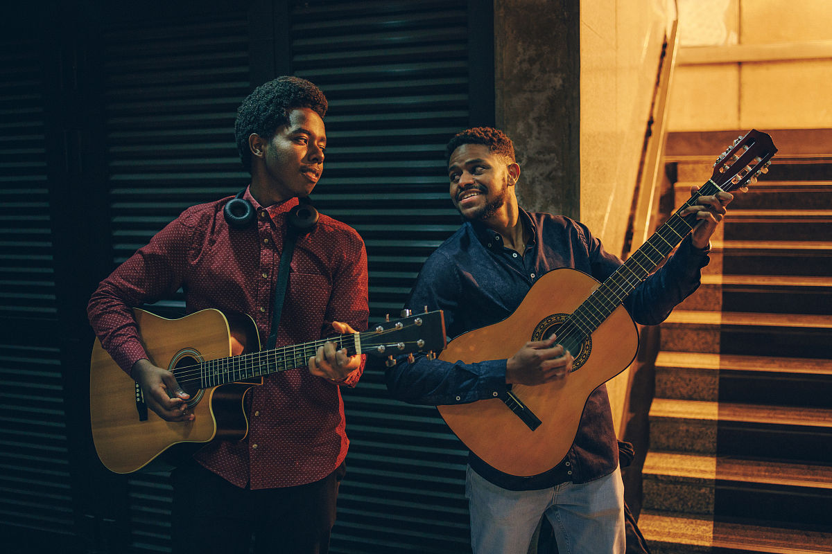 著名土匪风格的布鲁斯吉他手