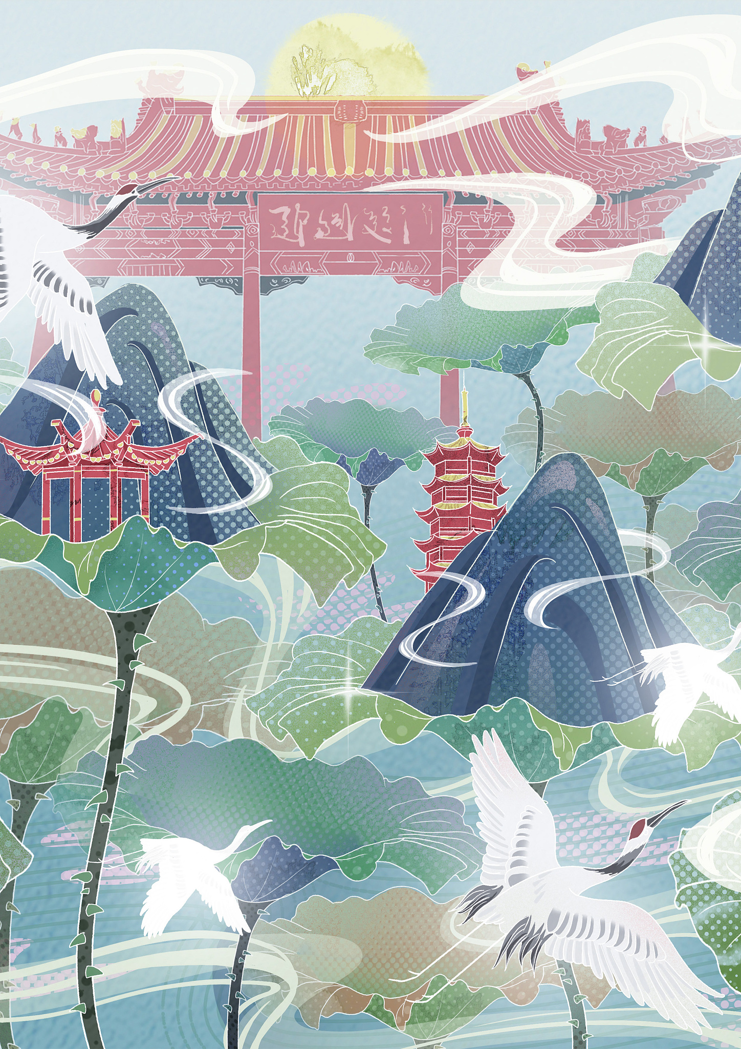 新国风数字插画设计结论