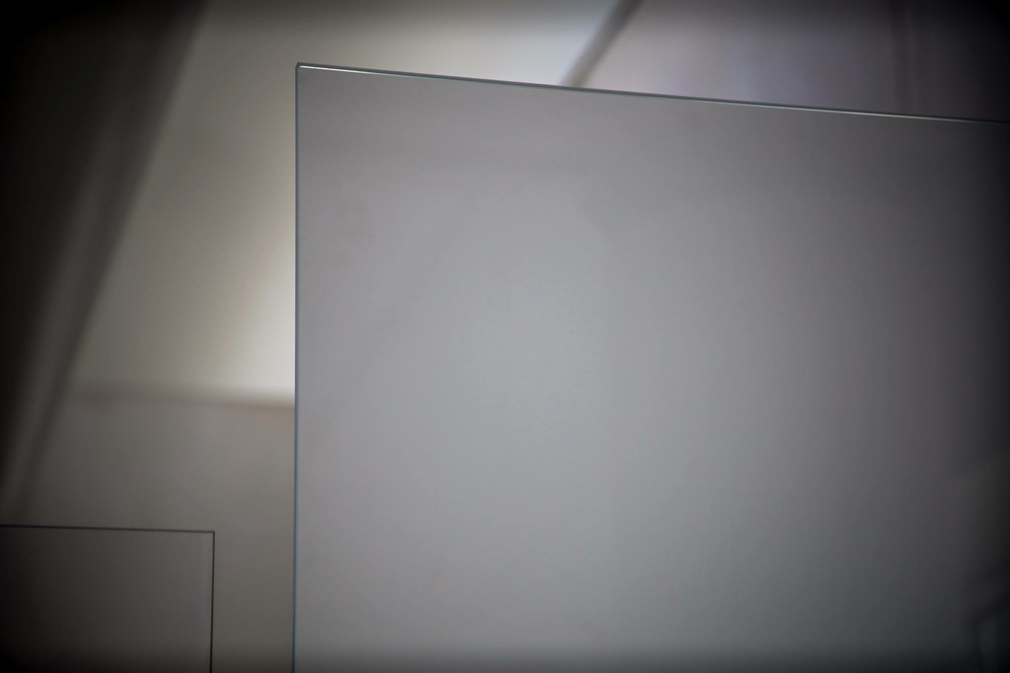 close-up of office cubicles
