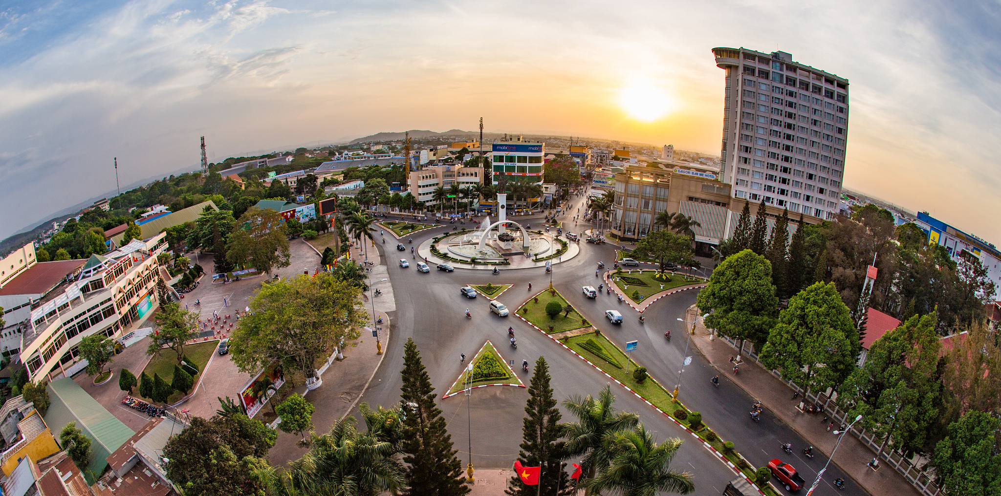 buon ma thuot, daklak,vietnam - mar 30, 2016: center of the buon