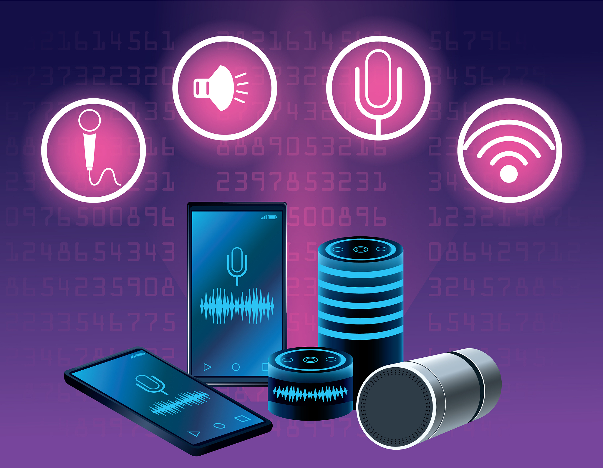smartphone voice recognition speaker