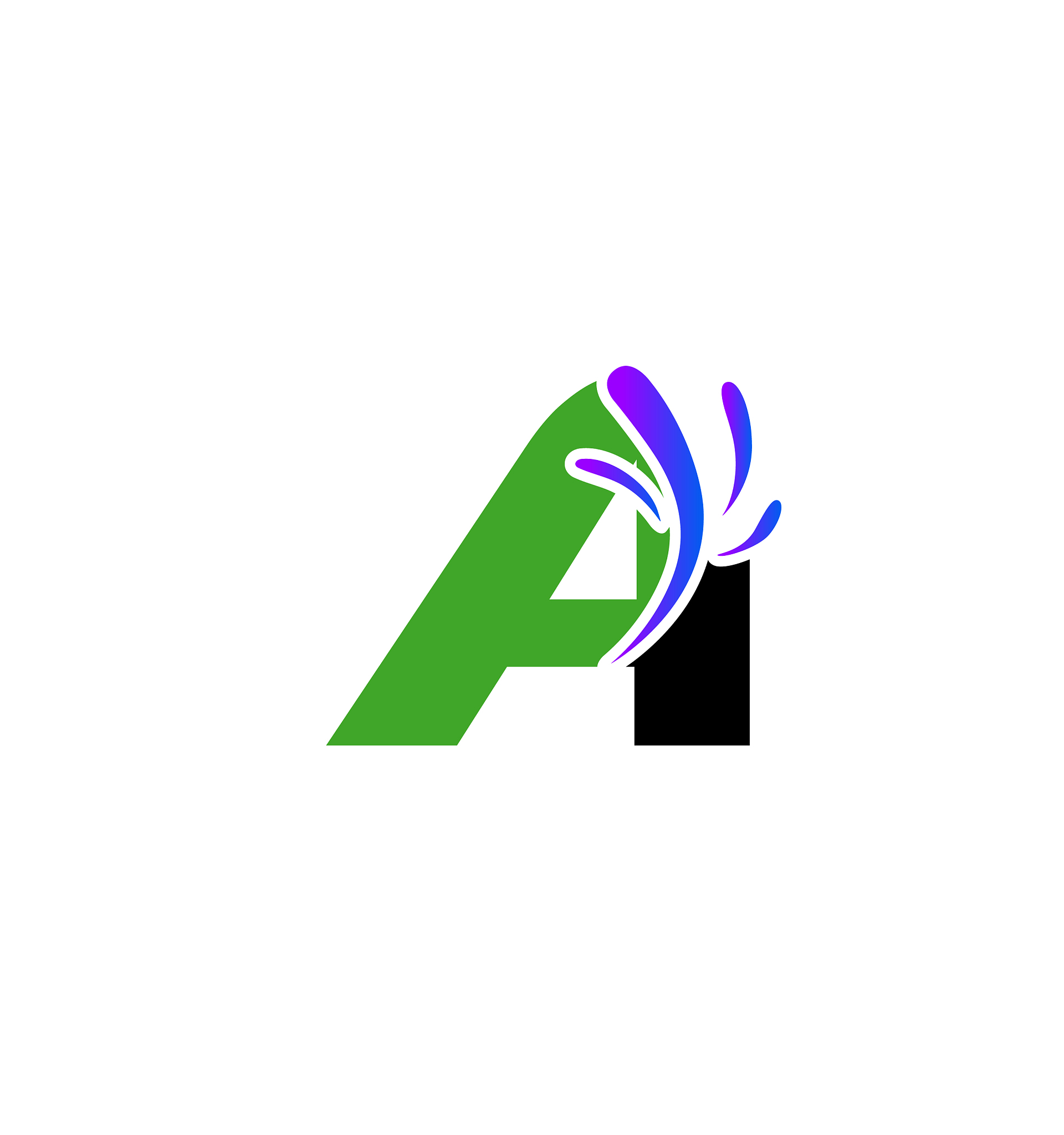letter a logo icon design template elements