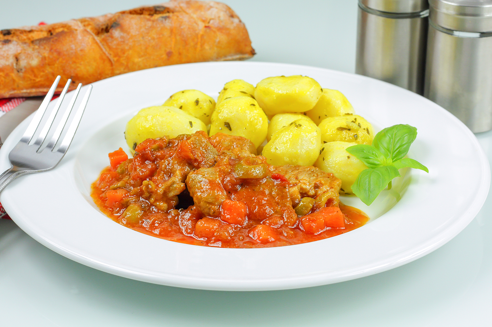 pork with olives