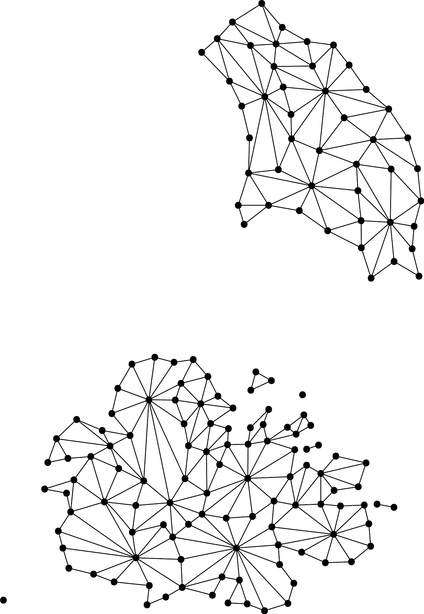 antigua and barbuda map of polygonal mosaic lines