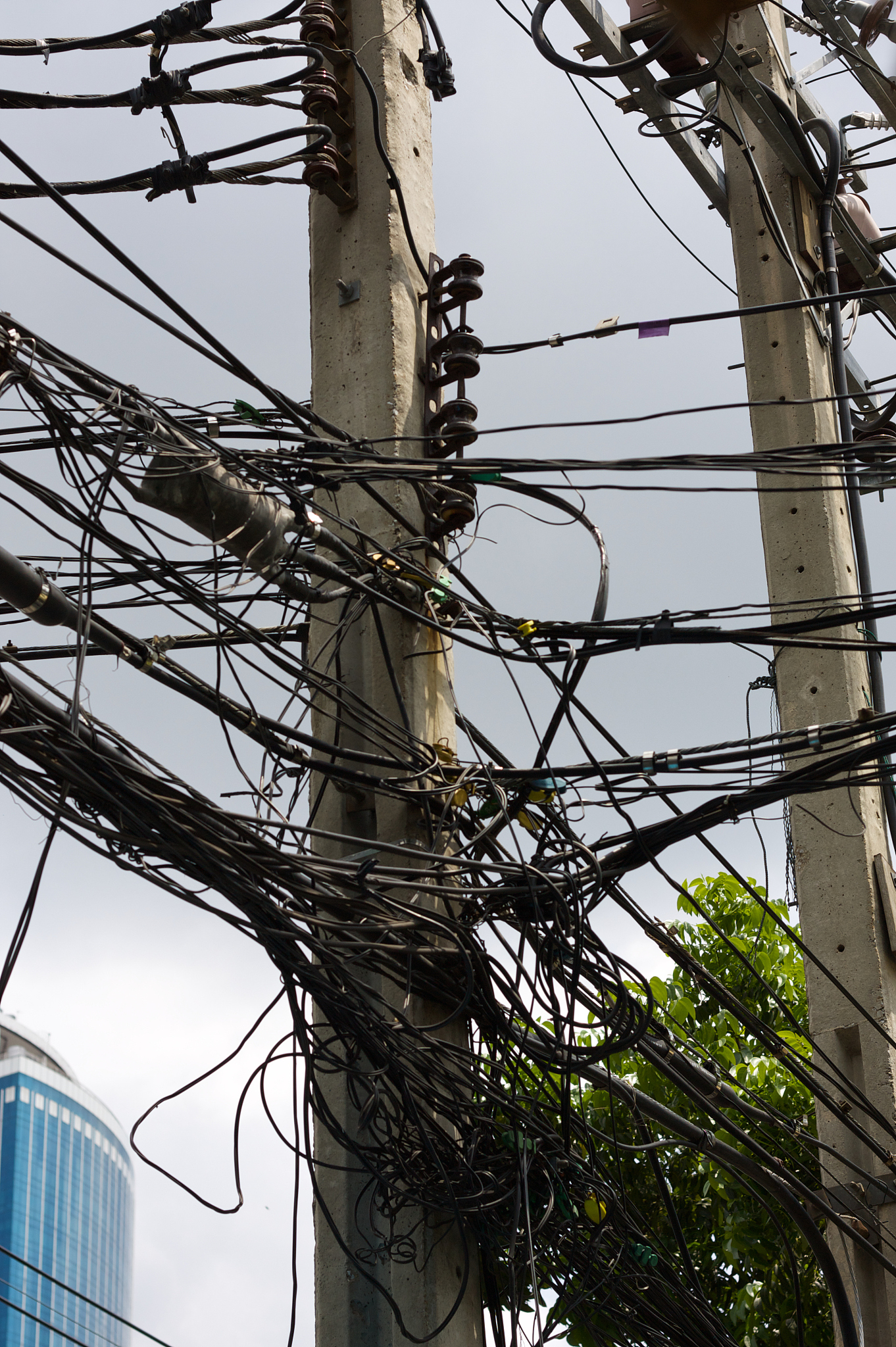 wires in bangkok