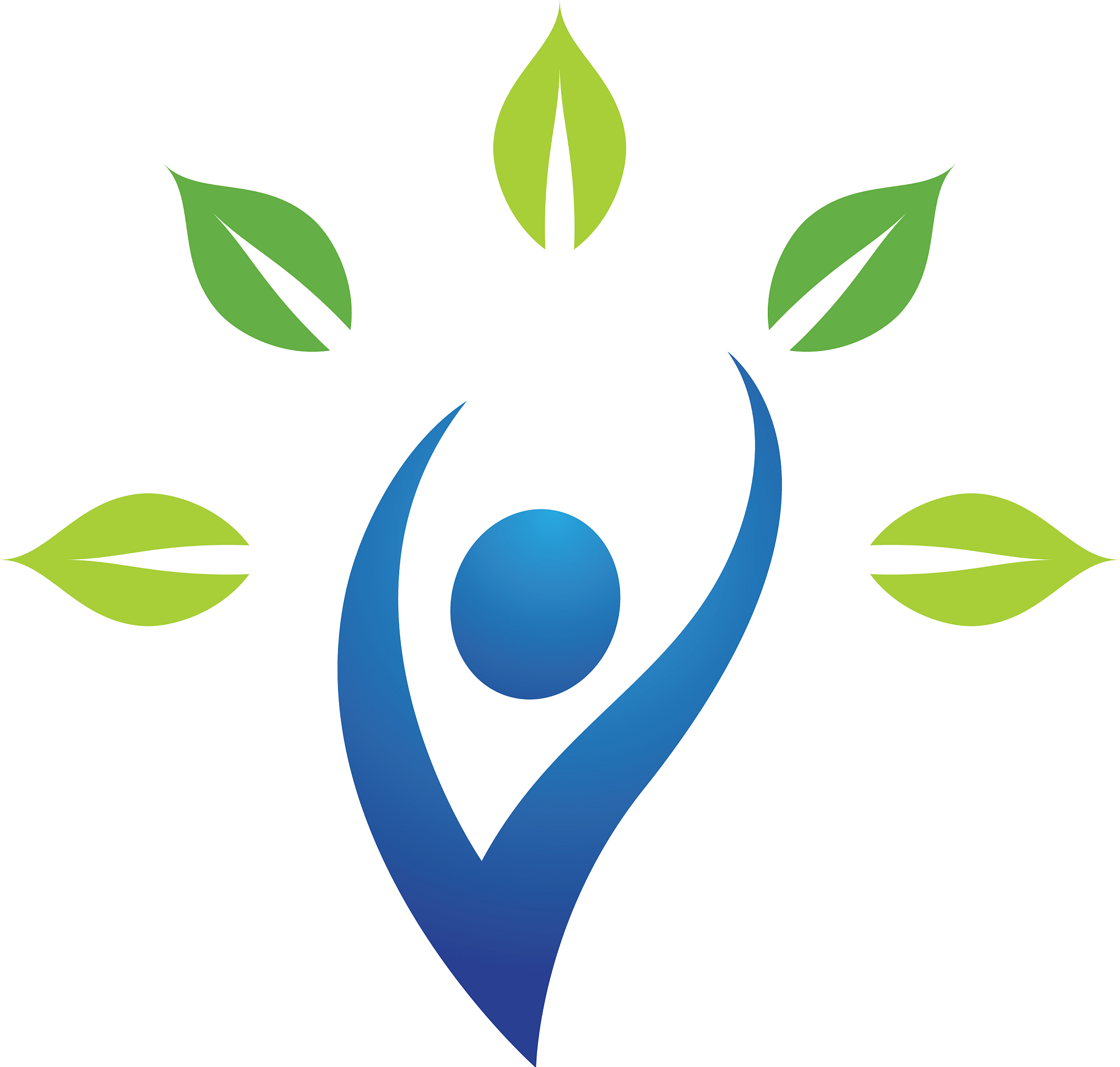 human character logo sign